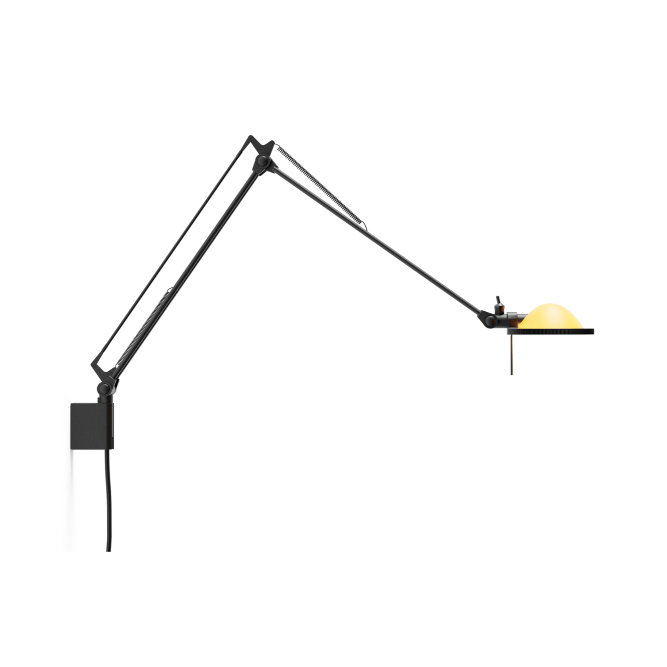 Wall lamp with arm BERENICE black