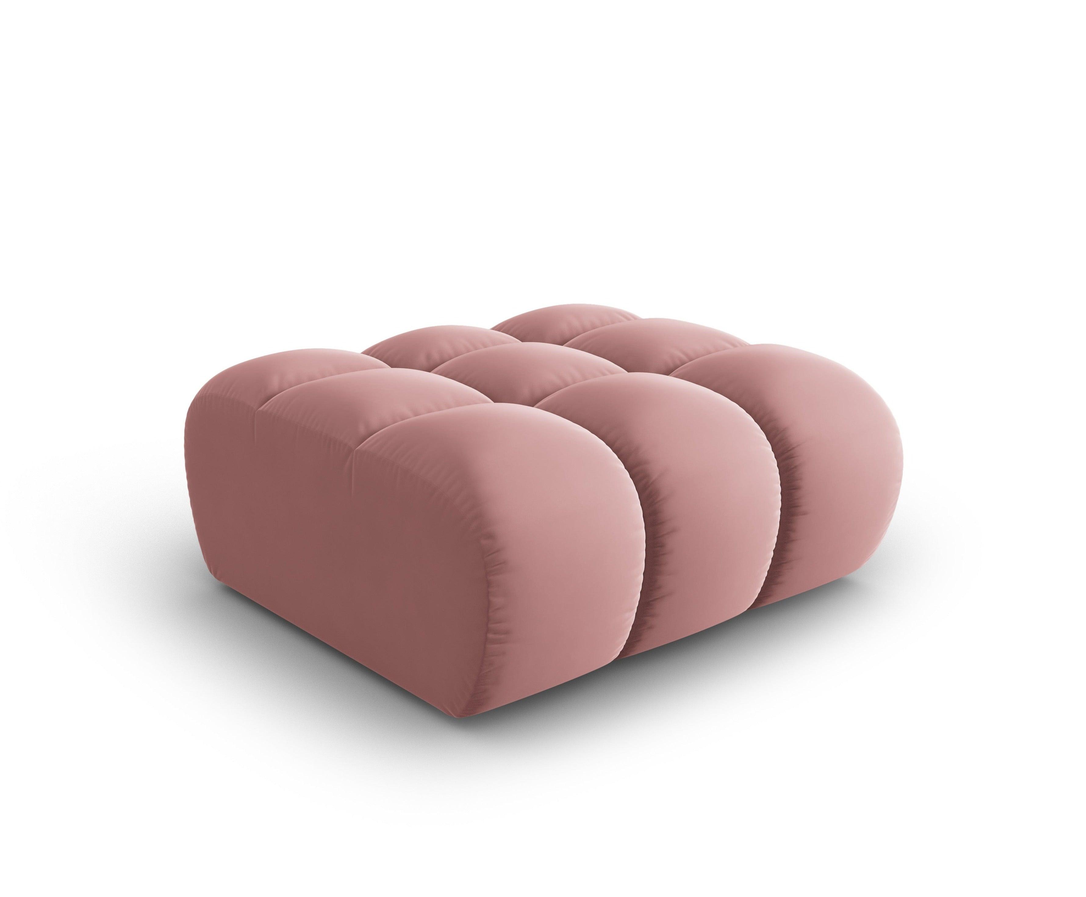 Puf aksamitny HALLEY różowy Windsor & Co Eye on Design