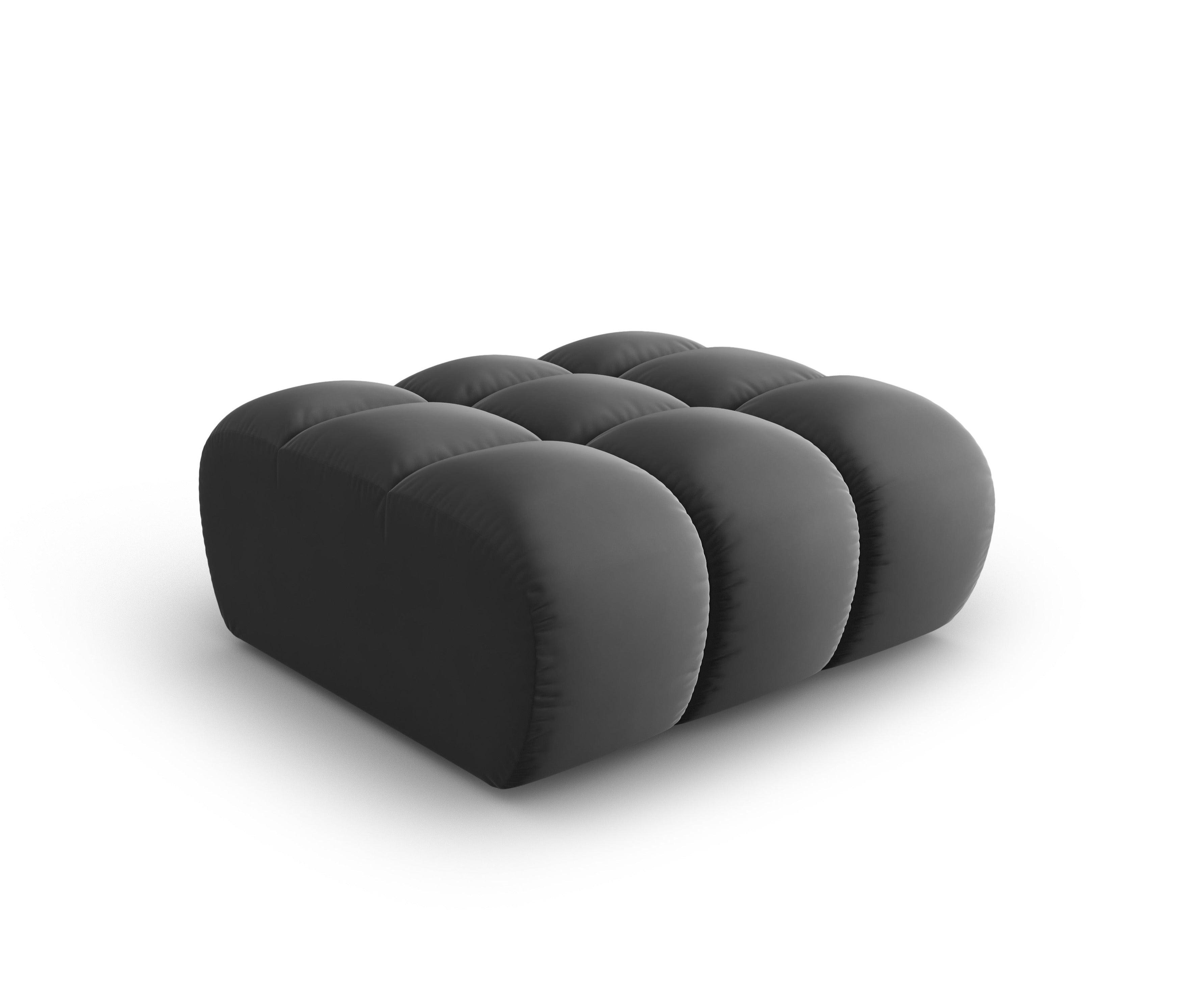 Puf aksamitny HALLEY szary Windsor & Co Eye on Design