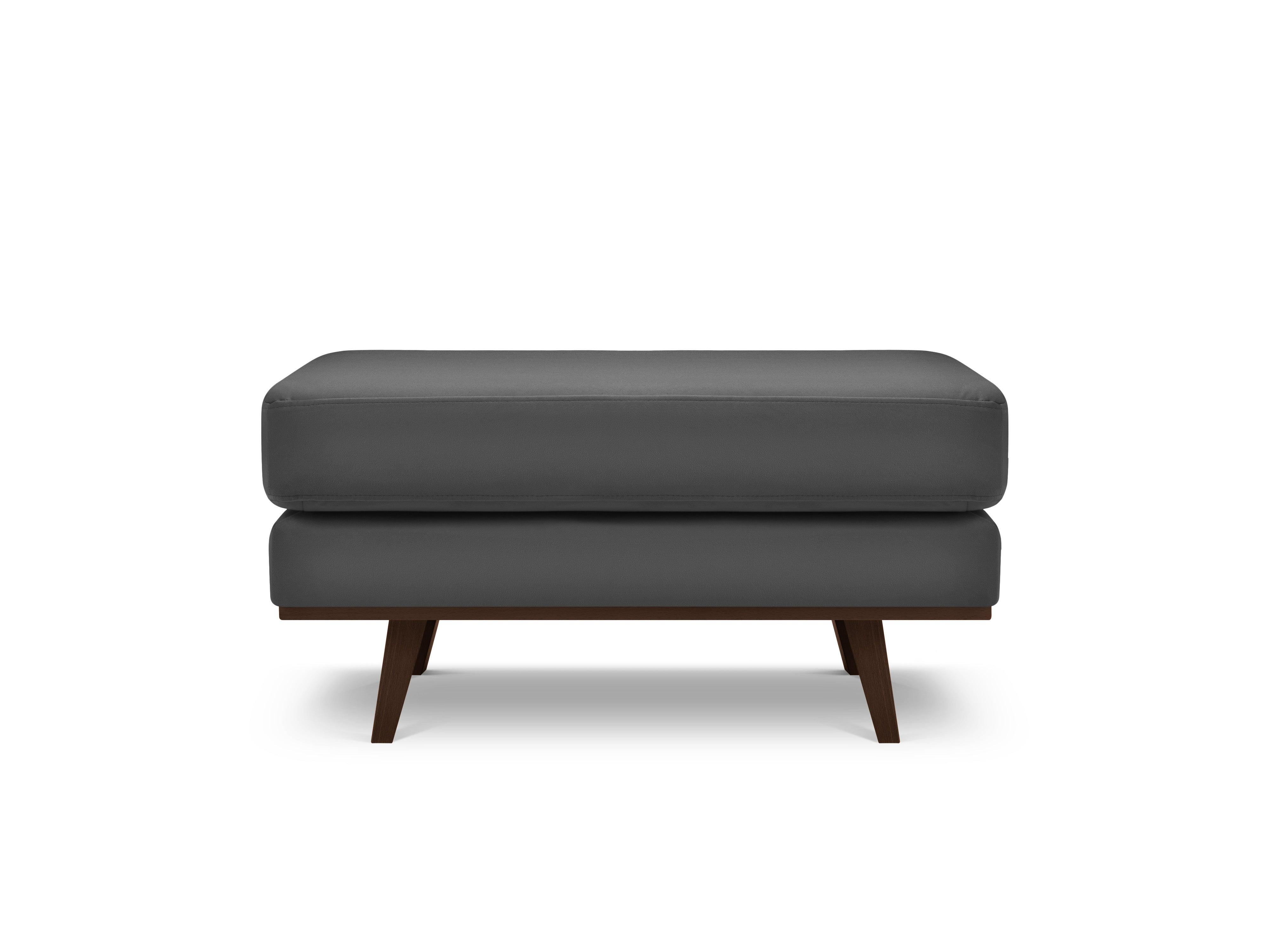 Puf aksamitny HEBE ciemnoszary Mazzini Sofas Eye on Design