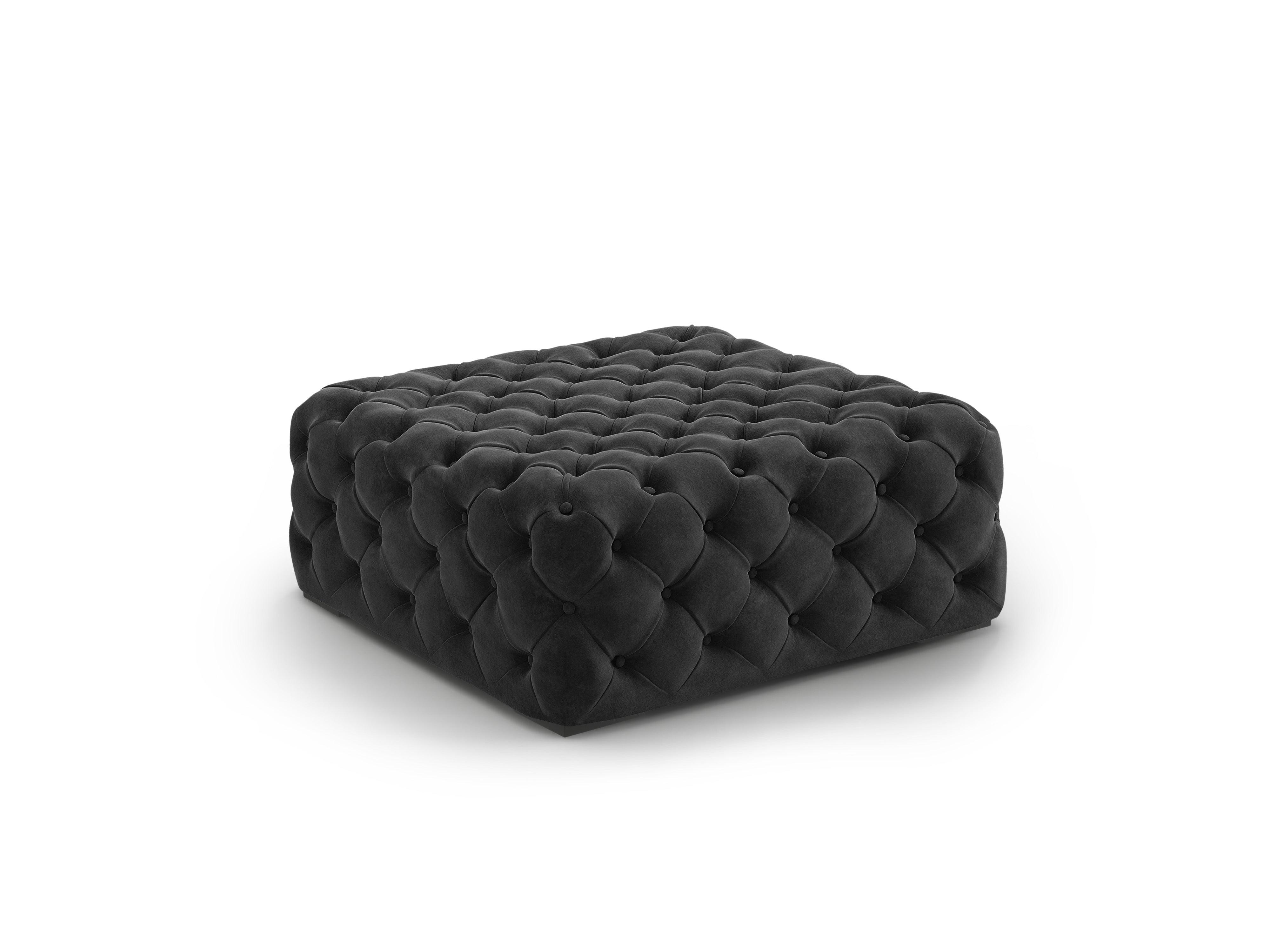 Puf aksamitny LOGE ciemnoszary Windsor & Co Eye on Design