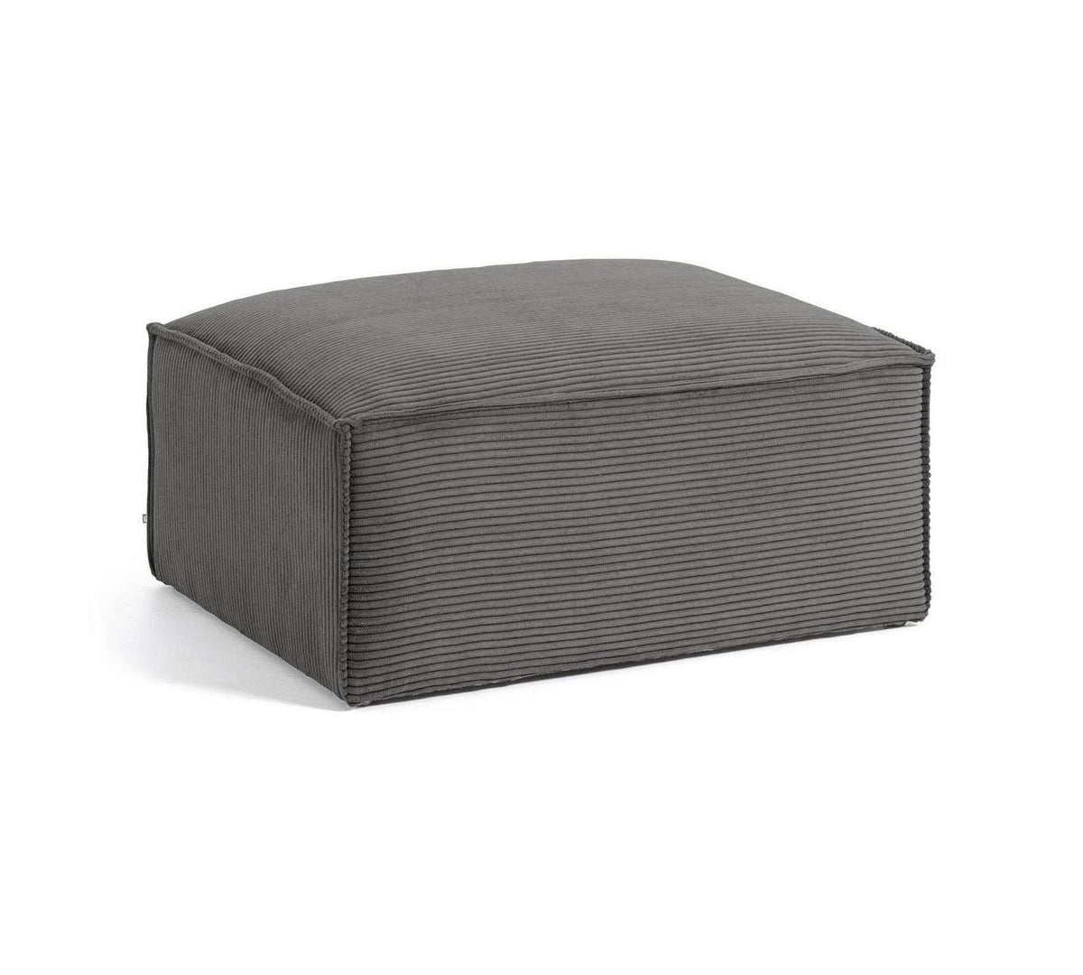 Puf BLOK szary sztruks La Forma Eye on Design