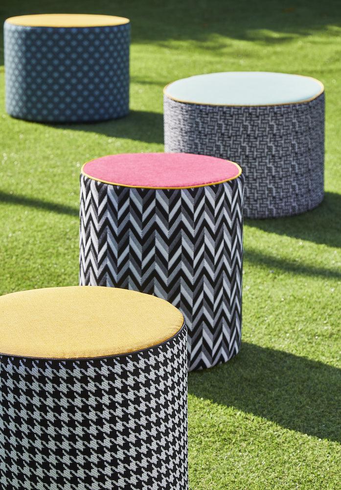 Puf CALYBABU czerwony Contardi Eye on Design