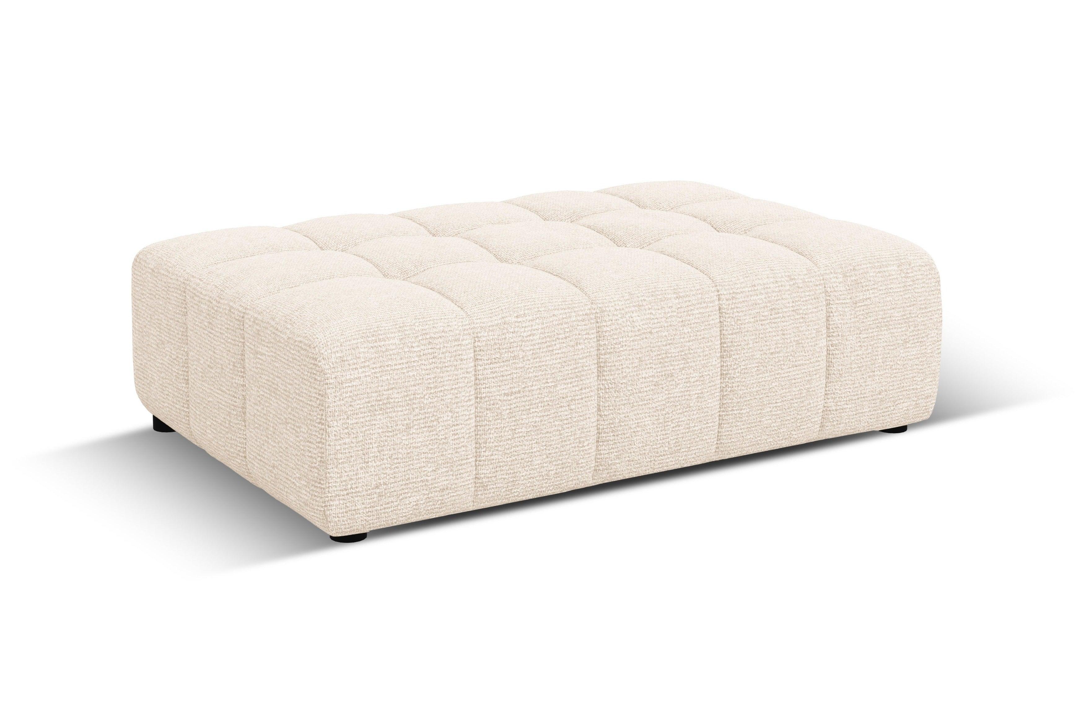 Puf CHICAGO jasnobeżowy szenil Cosmopolitan Design Eye on Design