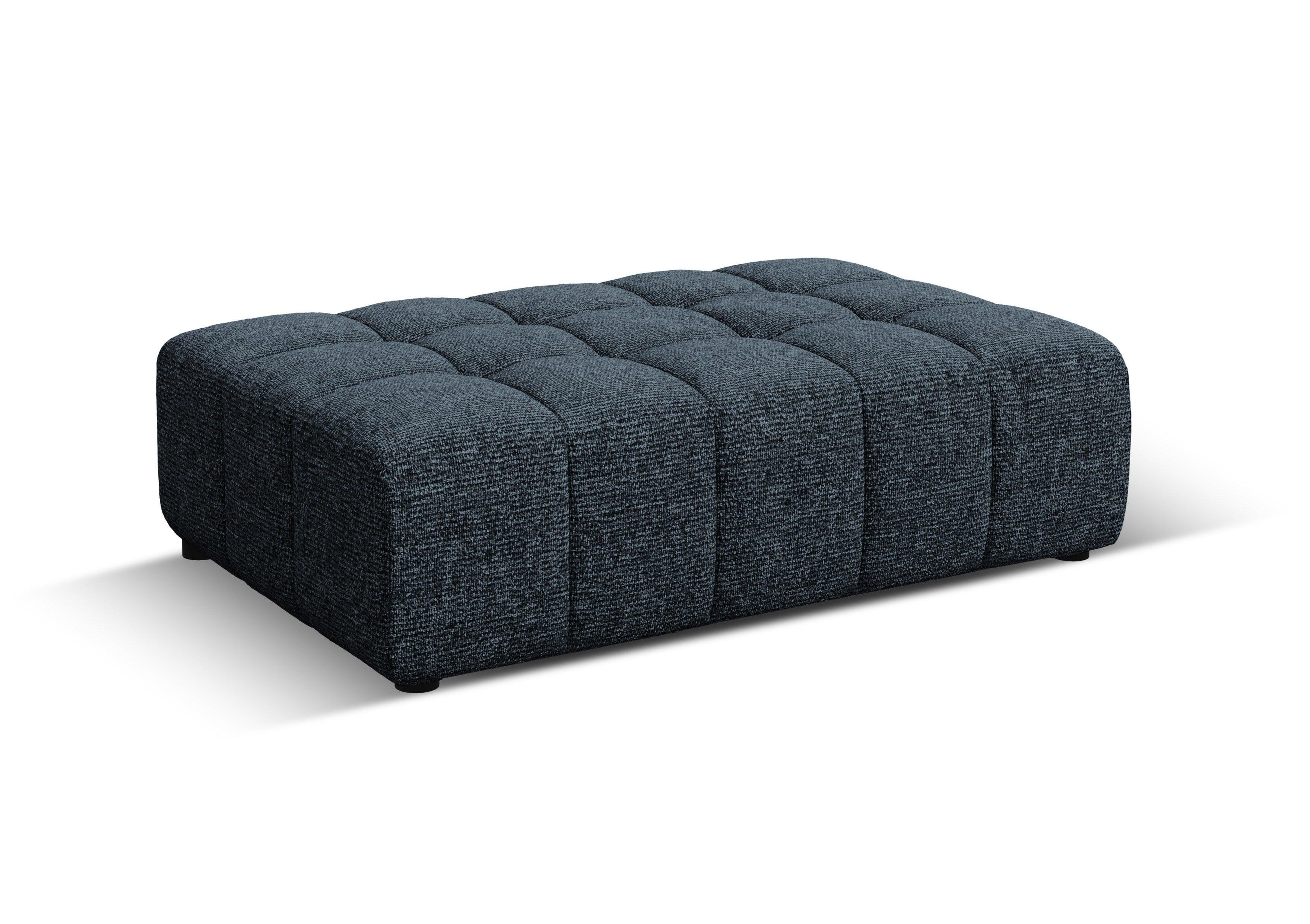 Puf CHICAGO niebieski szenil Cosmopolitan Design Eye on Design