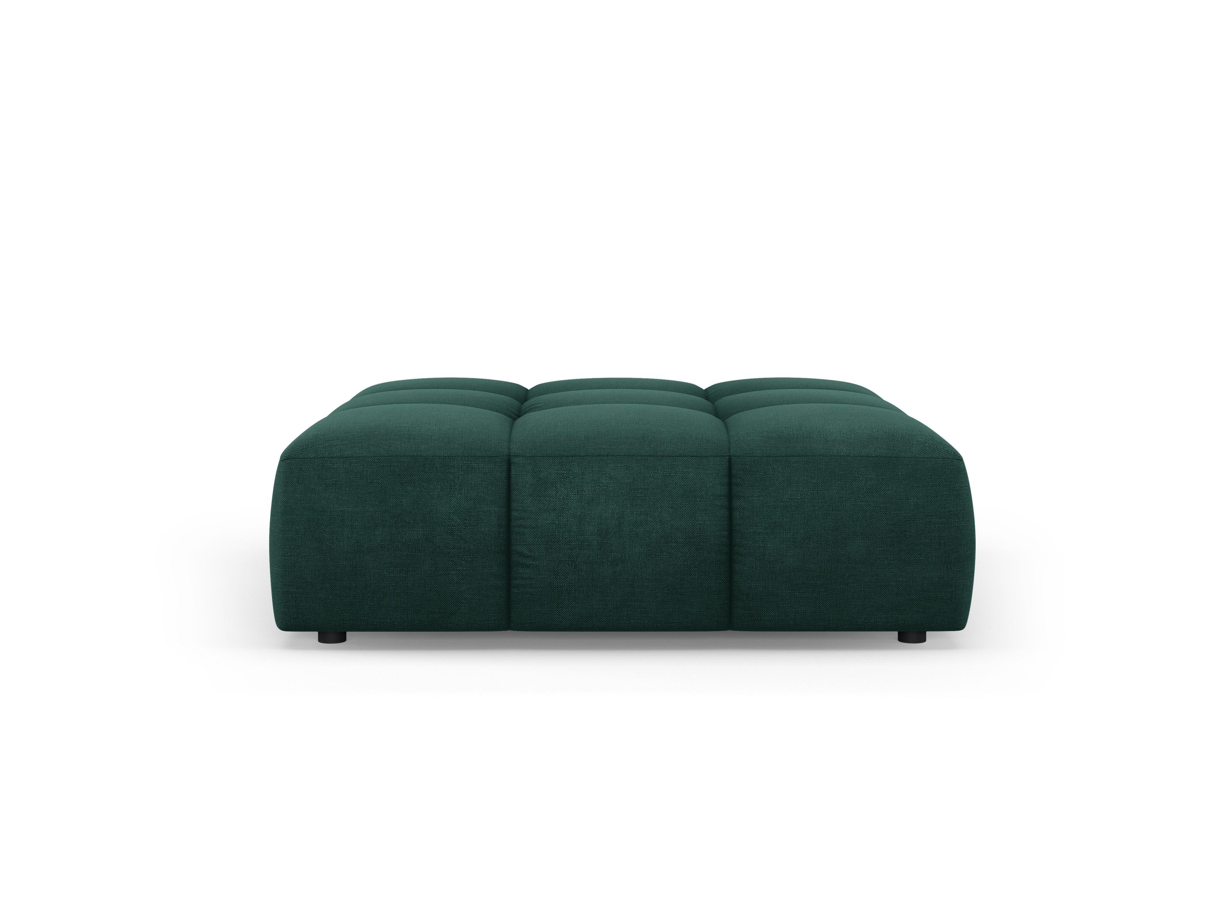 Puf FRANCESCA butelkowa zieleń szenil Milo Casa Eye on Design