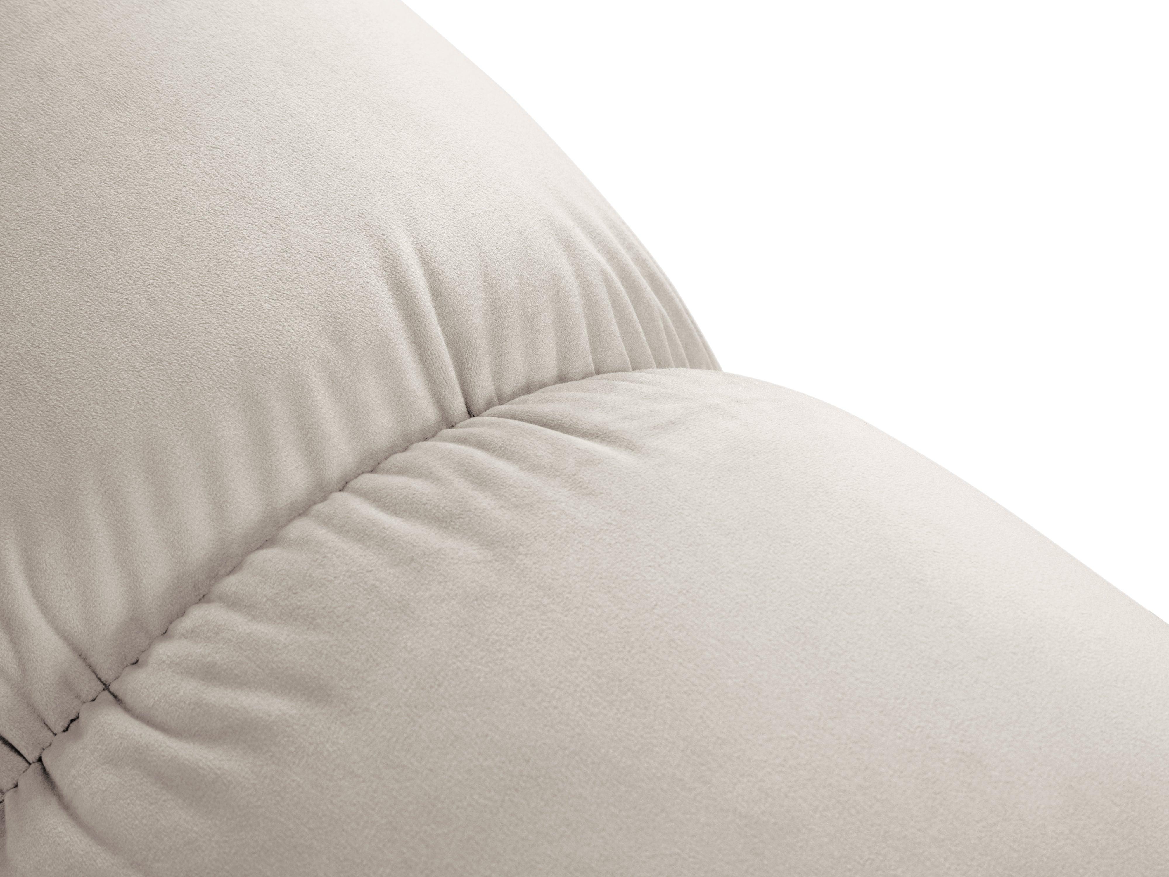 Puf / moduł aksamitny TROPEA jasnobeżowy Milo Casa Eye on Design