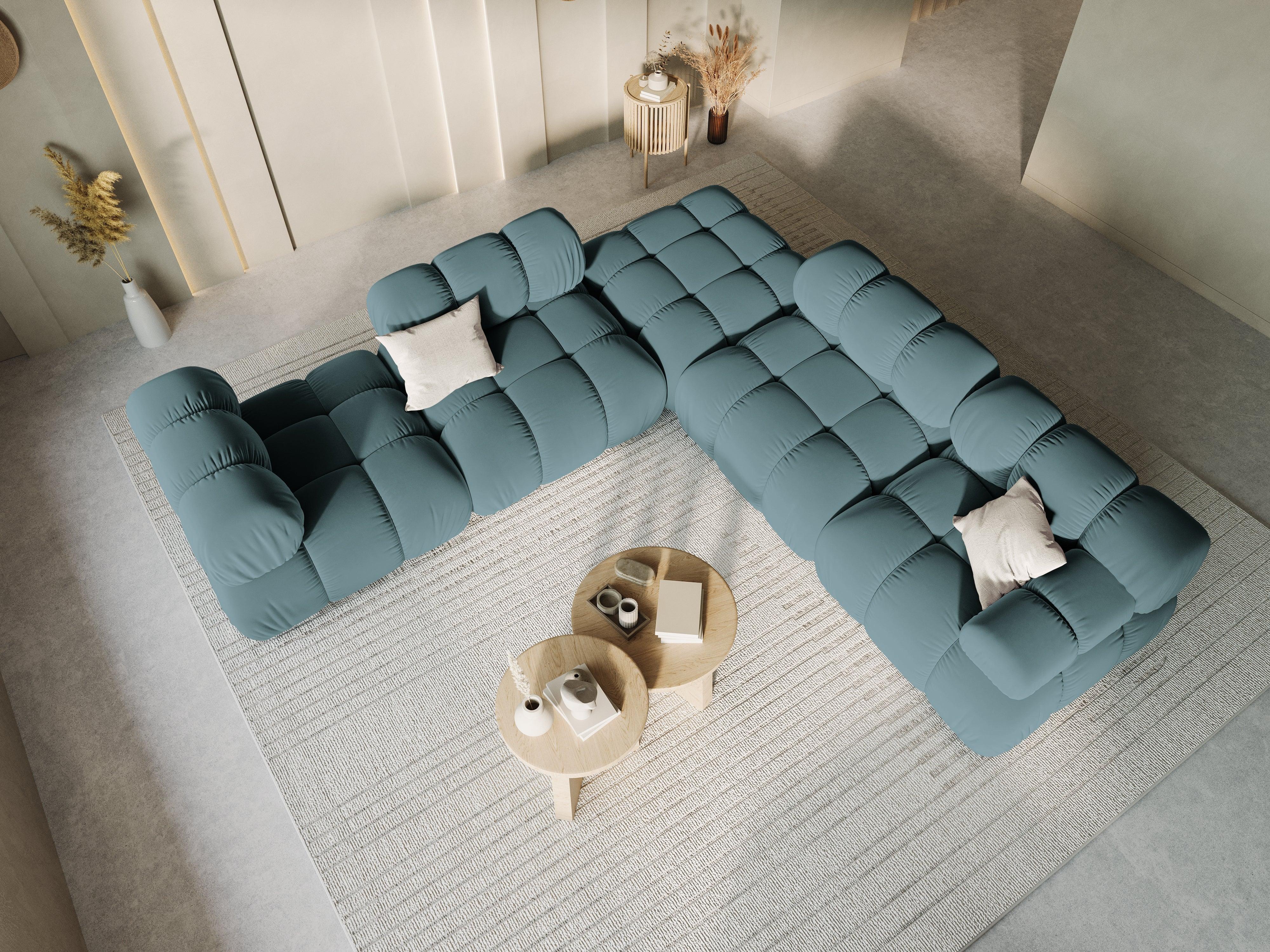 Puf / moduł aksamitny TROPEA petrol Milo Casa Eye on Design