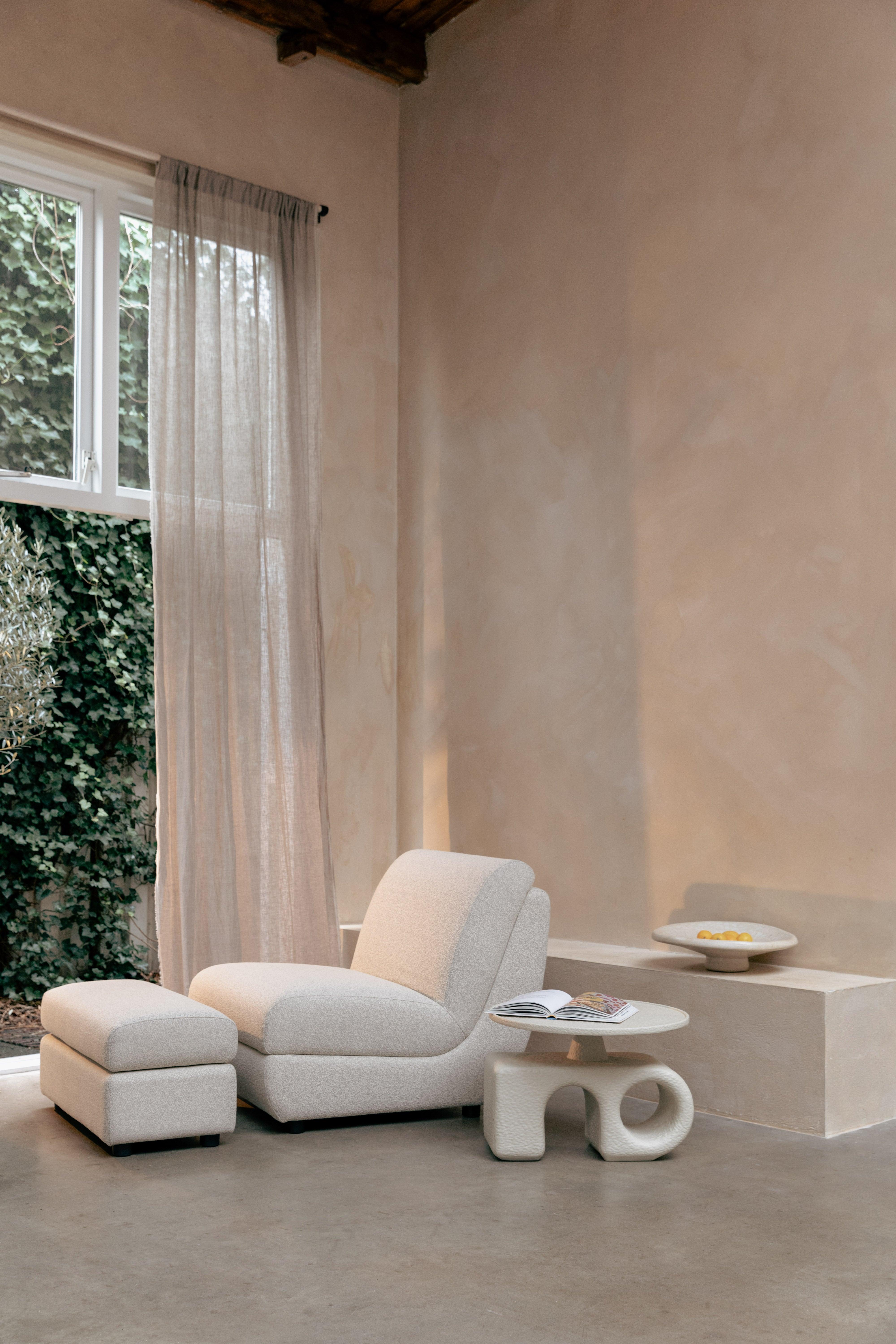 Puf ogrodowy MISSISSIPPI beżowy Zuiver Eye on Design