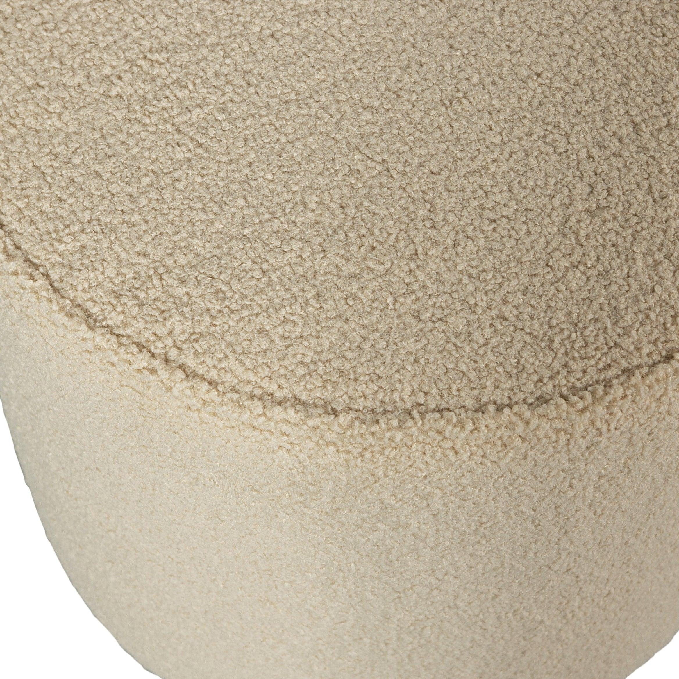 Puf SARA plusz piaskowy Woood Eye on Design