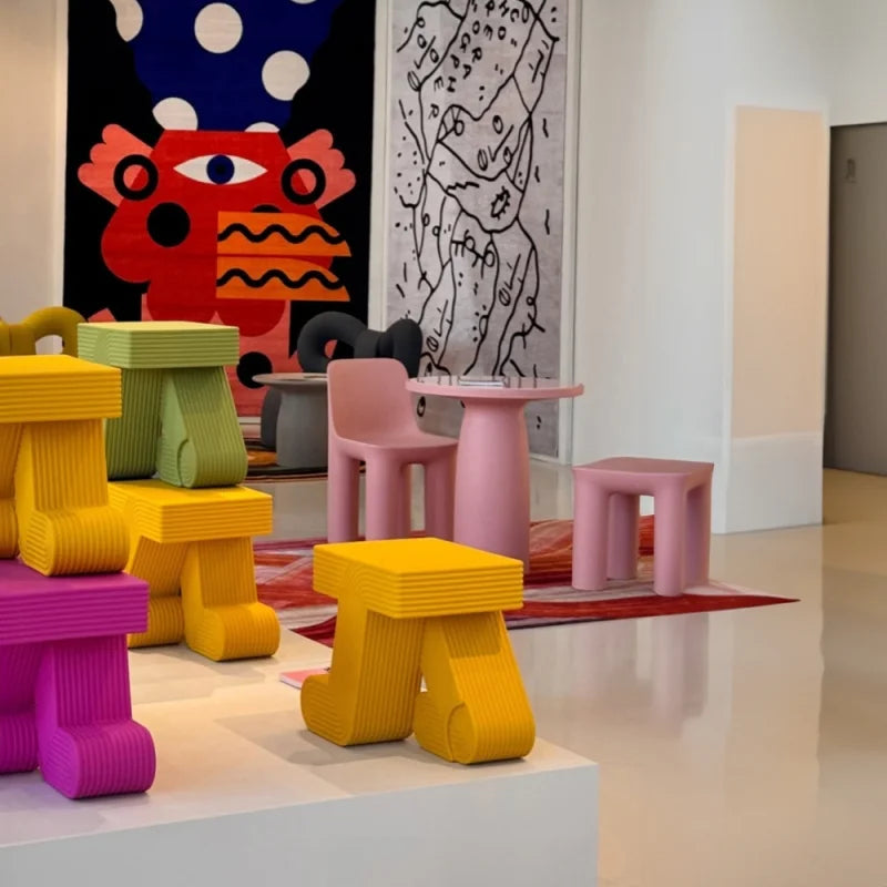 Tuin bijzettafel WALKING blauw