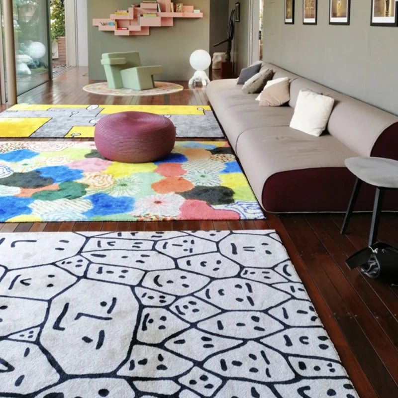 Stencils Beige Rug