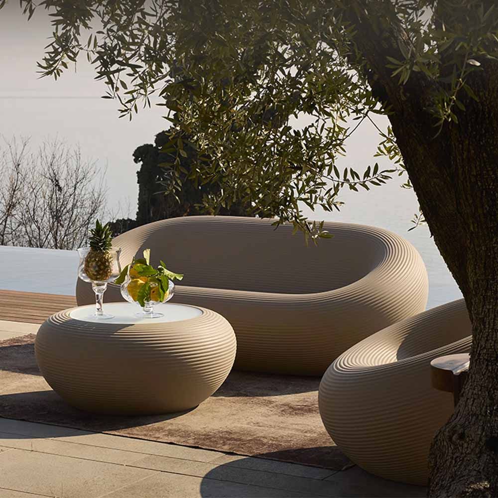 NAMI Outdoor-Couchtisch hellgrün