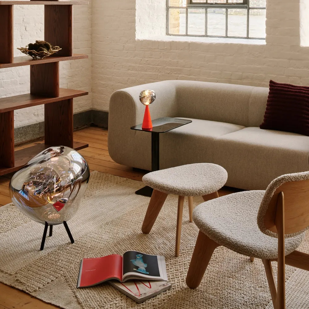 Draagbare lamp MELT oranje