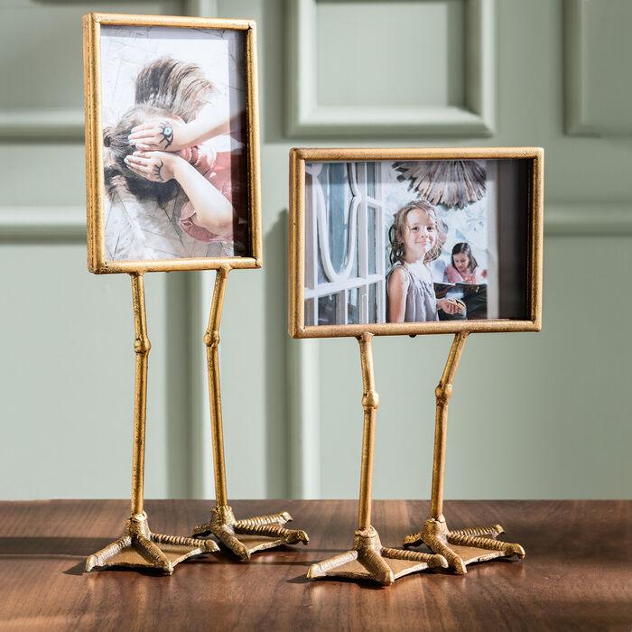 Ramka pionowa DUCK FEET złoty Kare Design Eye on Design