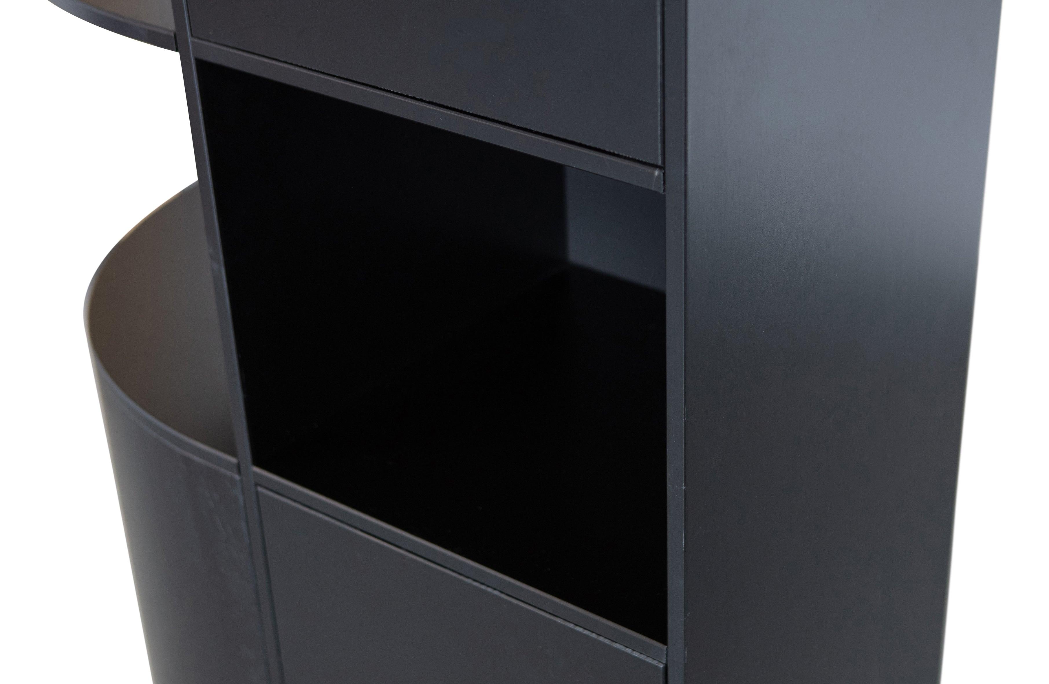 Regał lewostronny FINCA czarny Woood Exclusive Eye on Design