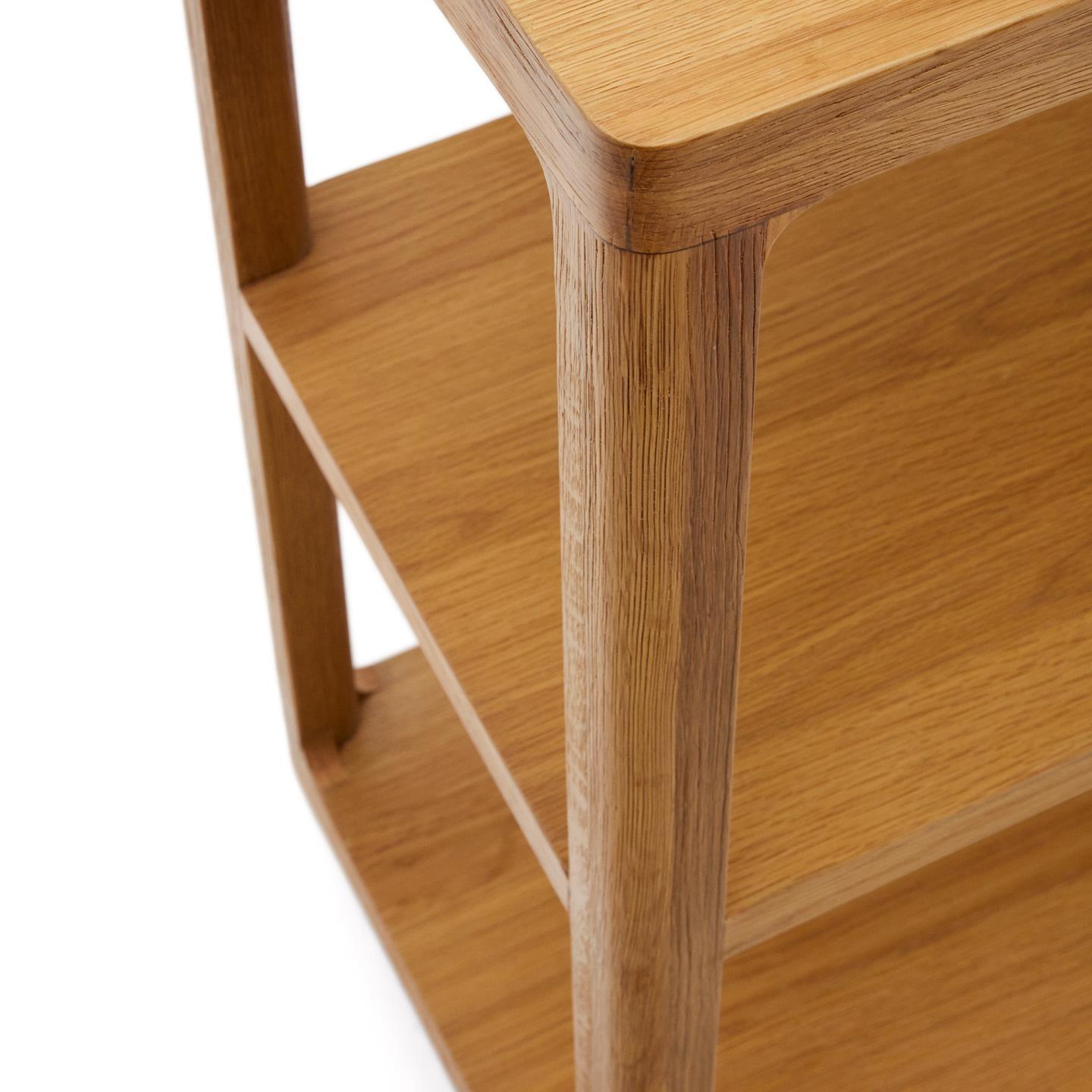 Regał niski MAYMAI drewno dębowe La Forma Eye on Design