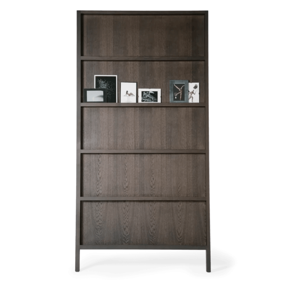 Regał OBLIQUE lity dąb naturalny wenge Moooi Eye on Design