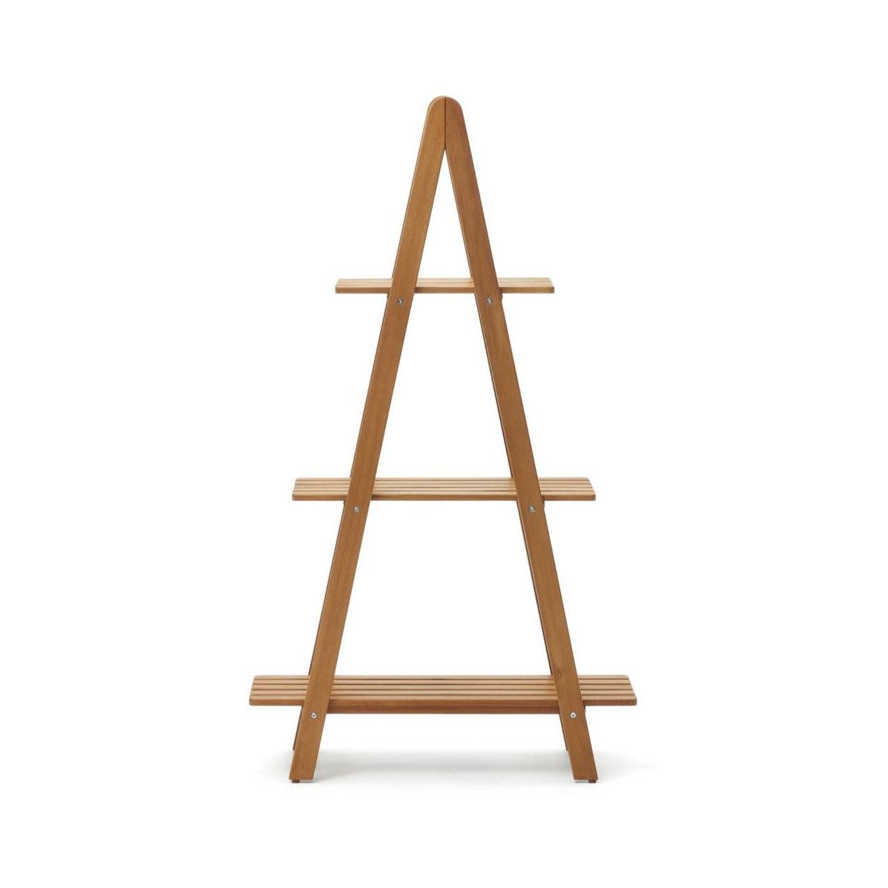 Regał ogrodowy dwustronny VICTORA lite drewno akacjowe La Forma Eye on Design