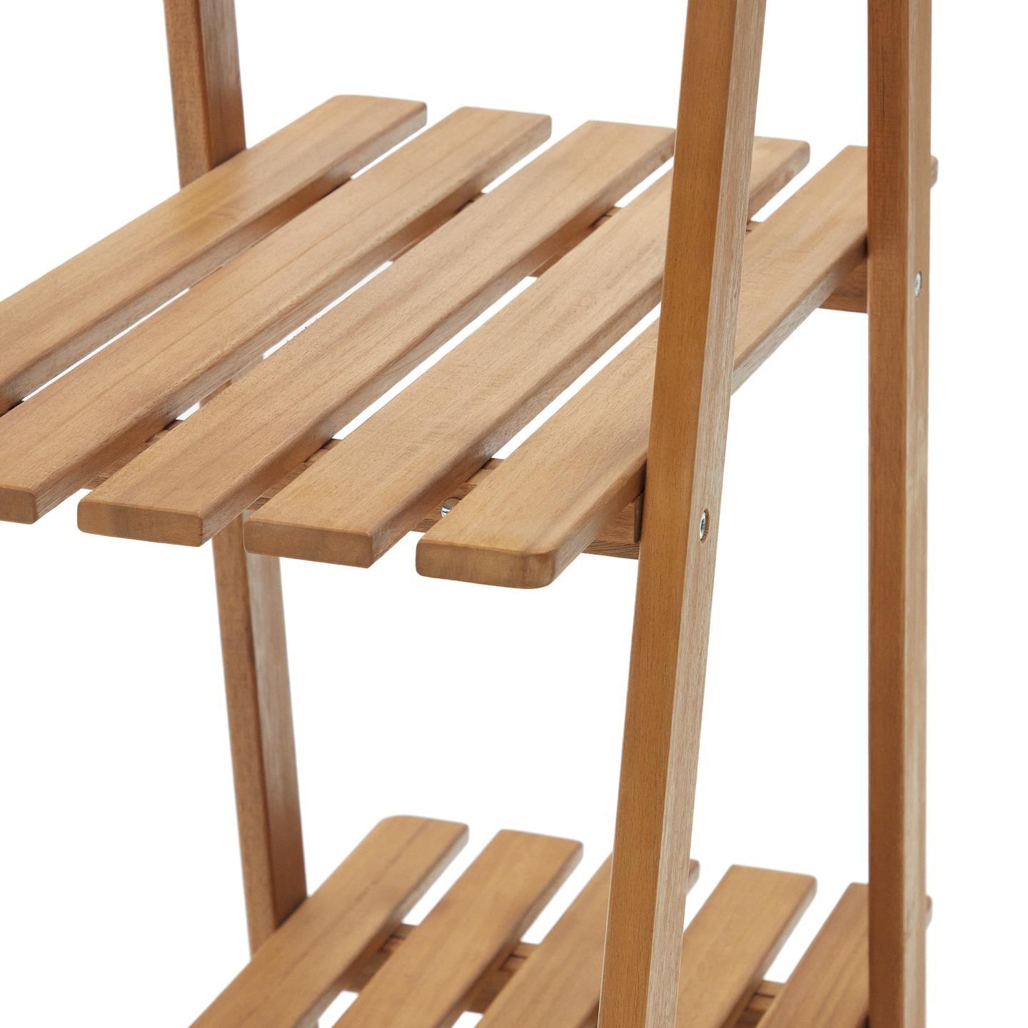 Regał ogrodowy dwustronny VICTORA lite drewno akacjowe La Forma Eye on Design