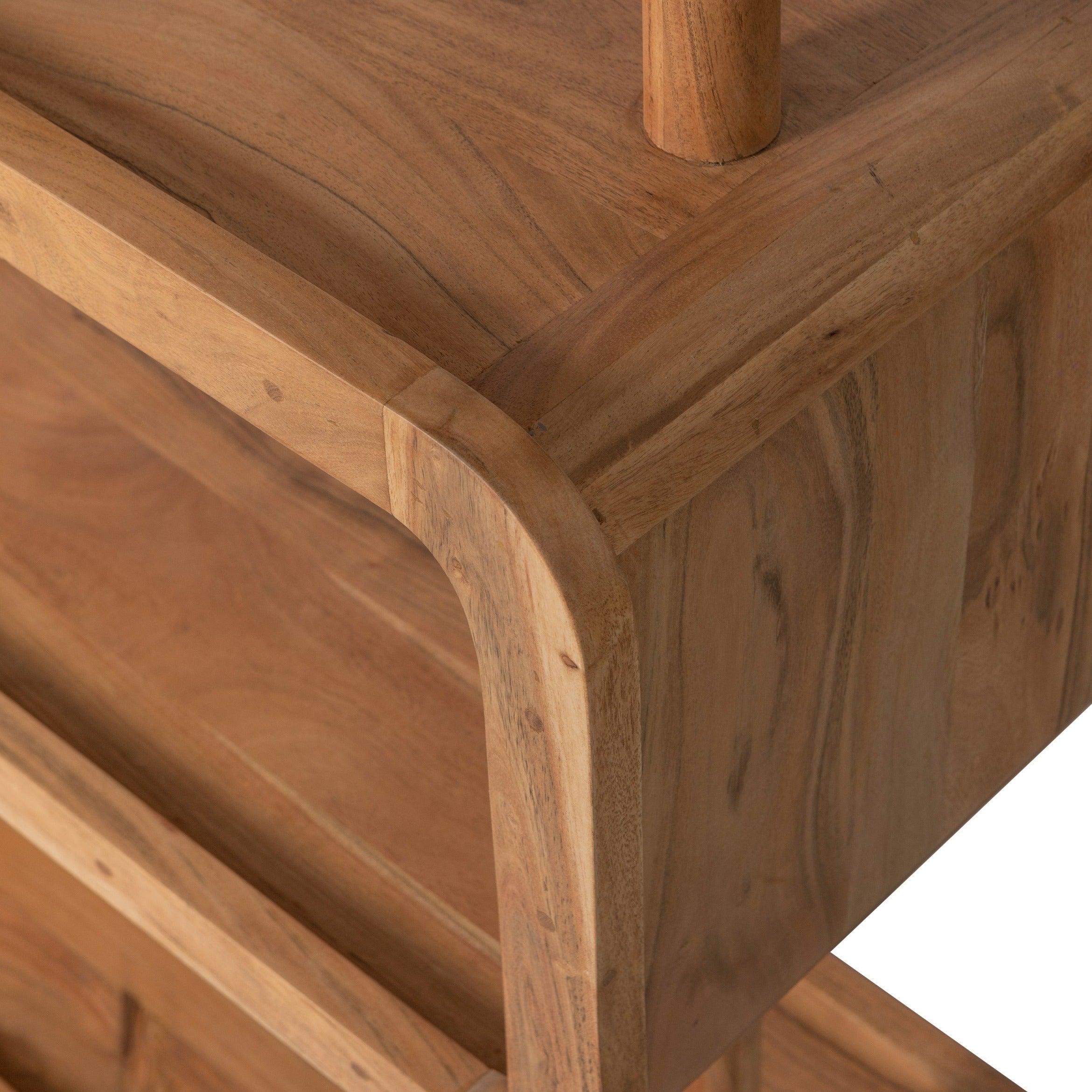 Regał RATTLE drewno akacjowe Be Pure Eye on Design