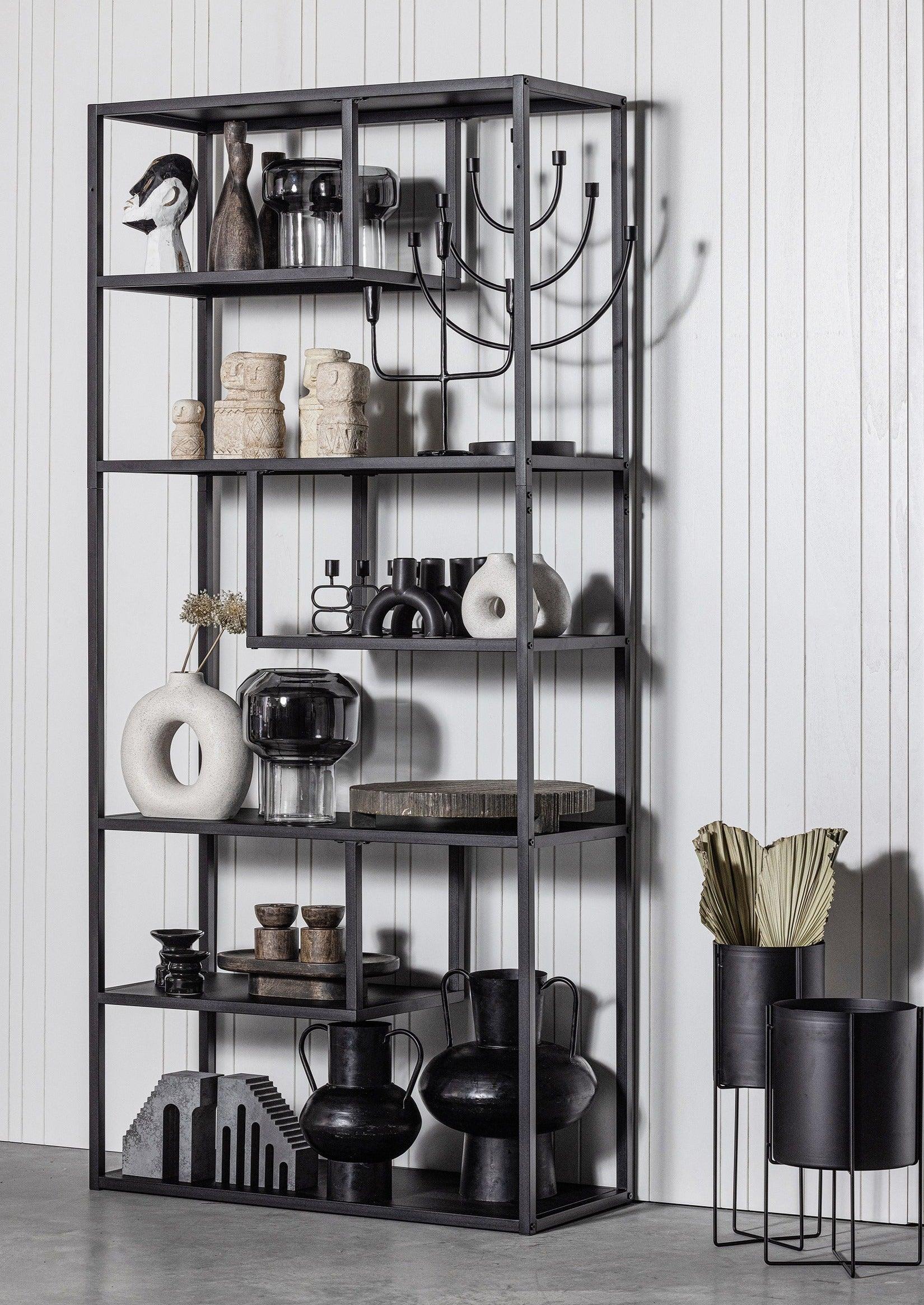 Regał TEUN czarny Woood Eye on Design