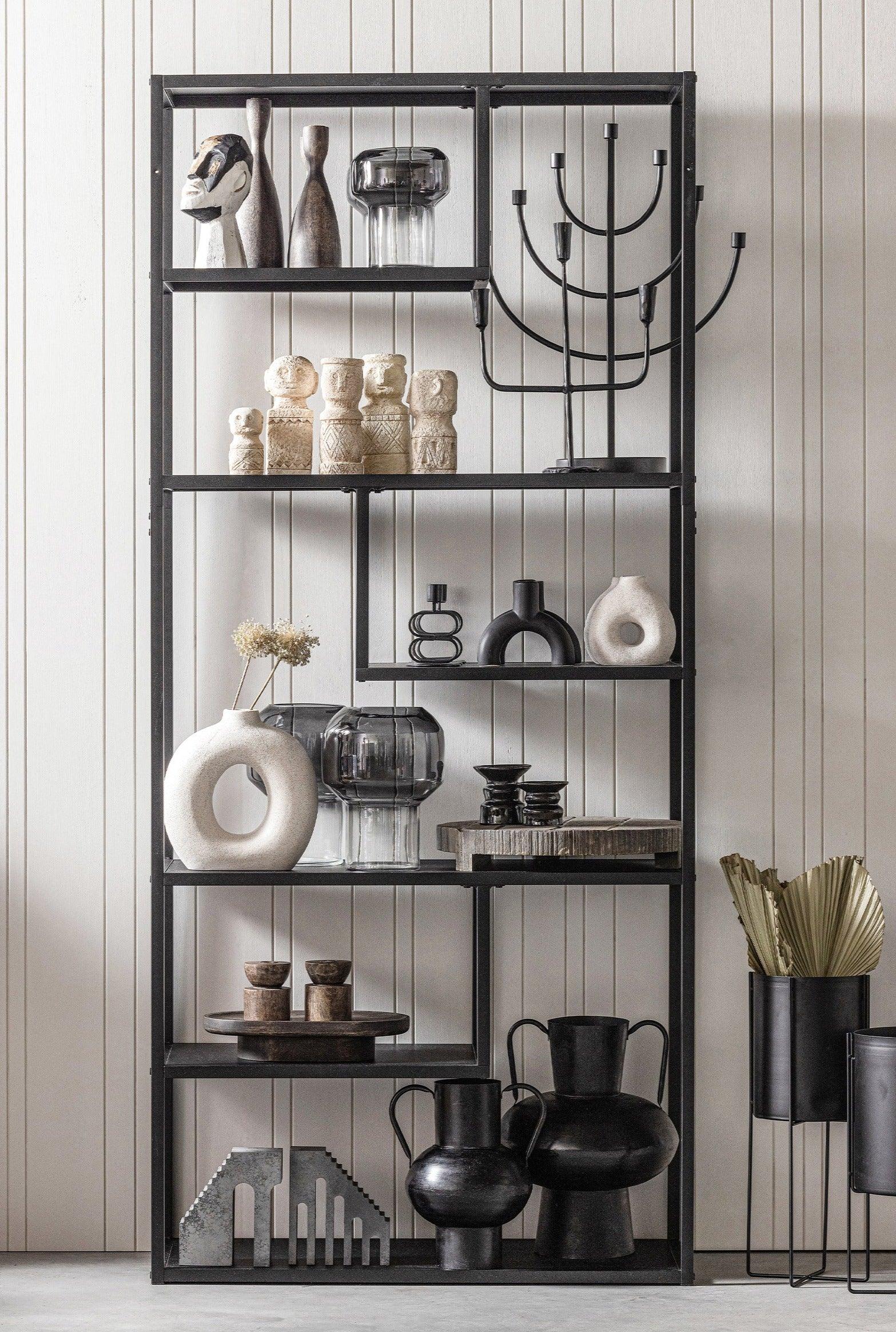 Regał TEUN czarny Woood Eye on Design