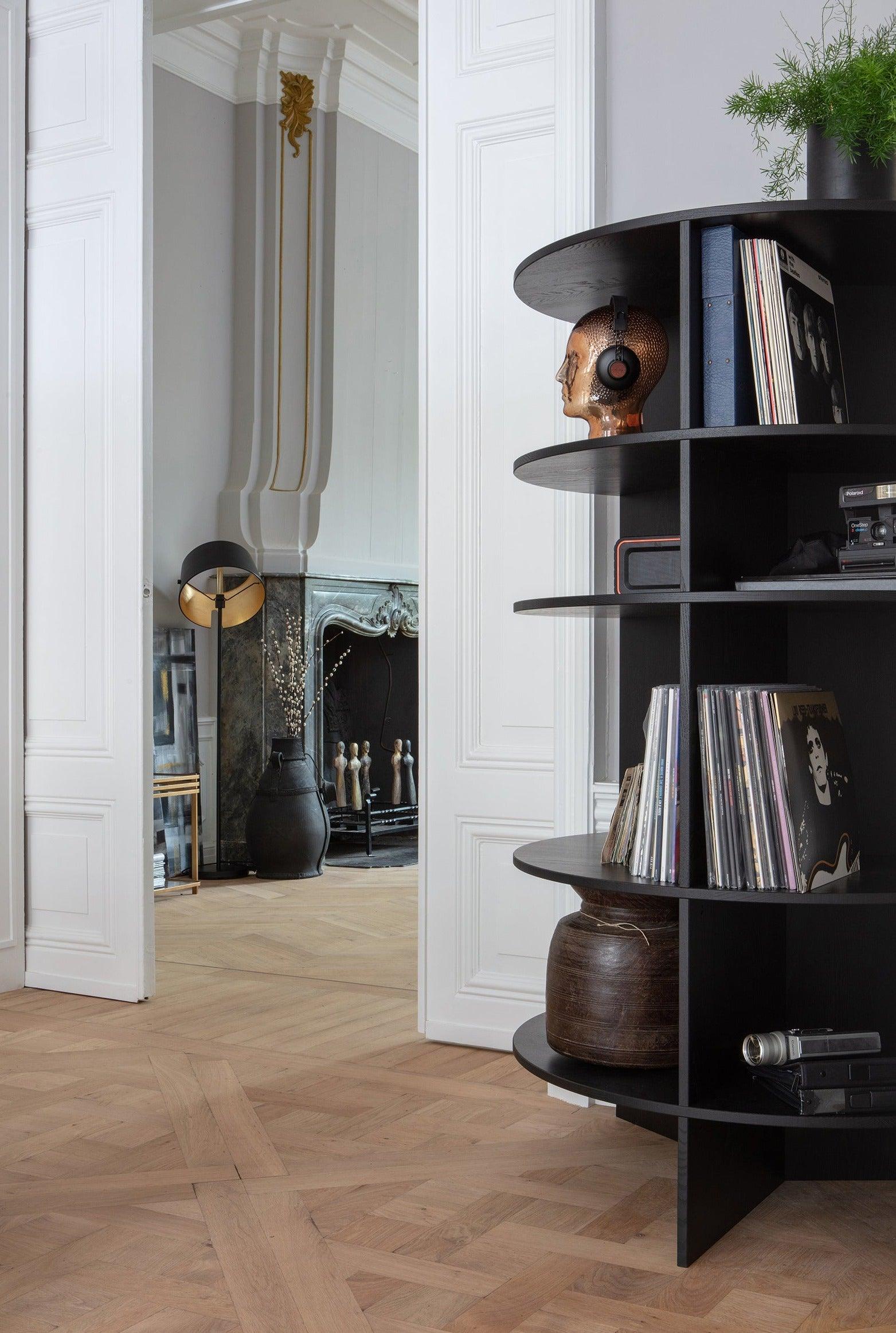 Regał TRIAN czarny Woood Exclusive Eye on Design