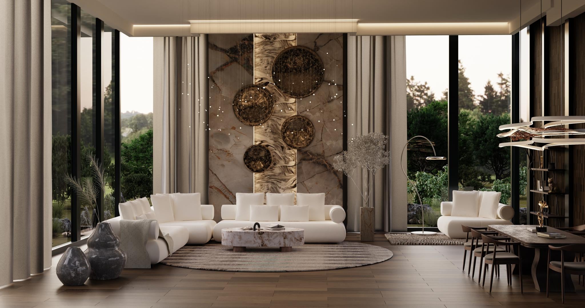 Right-facing modular corner sofa CASABLANCA customizable