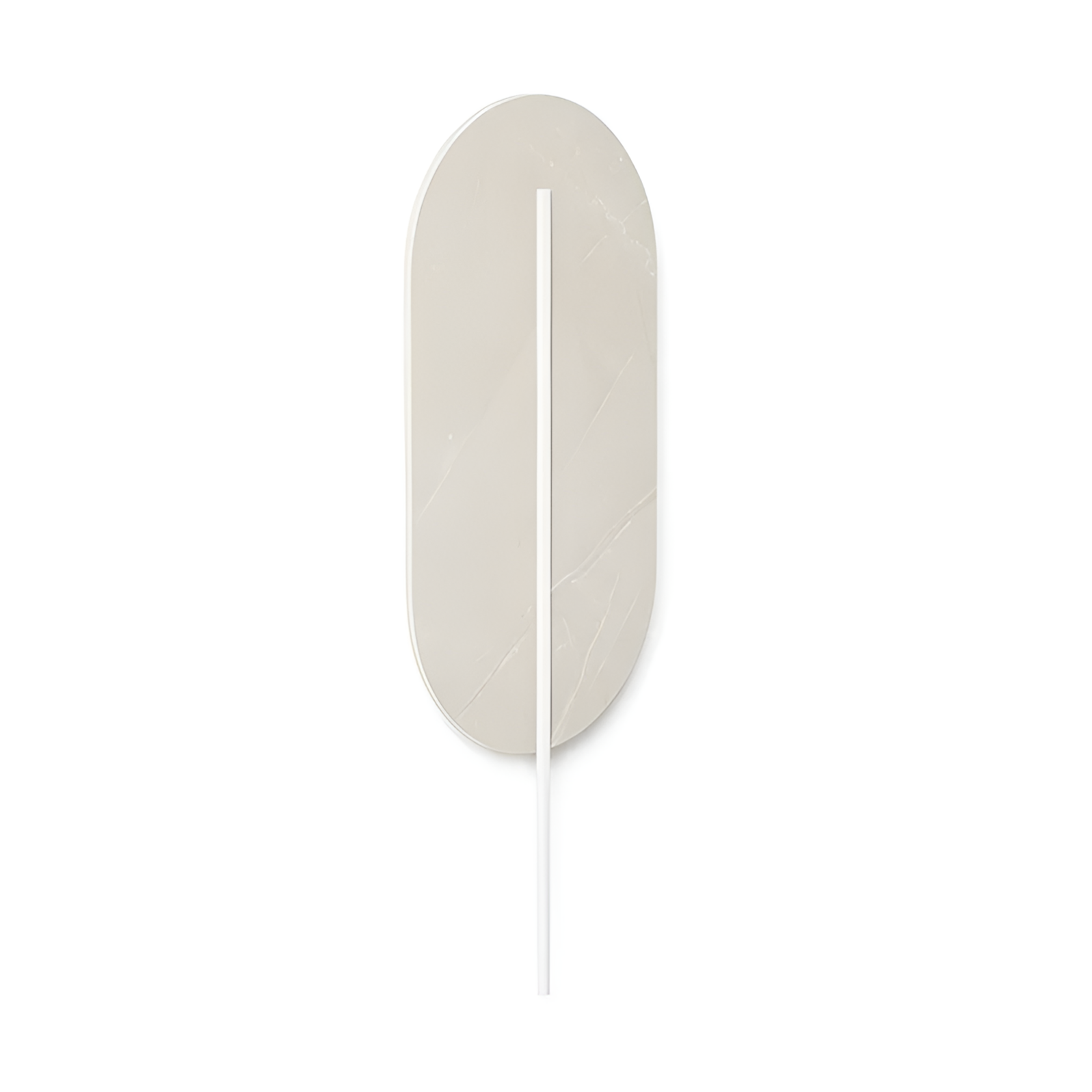 ROKKE STONE beige quartz sintered stone wall lamp