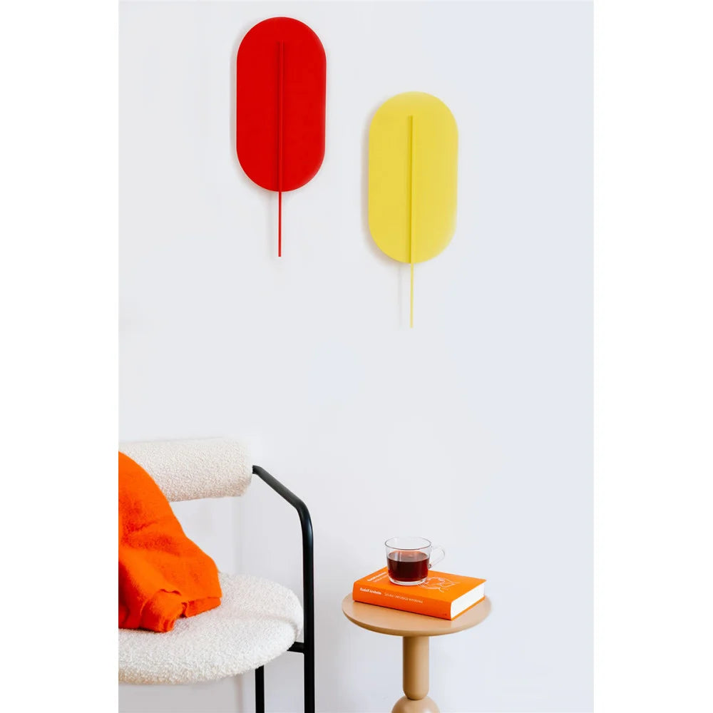 Wandlamp ROKKE lichtgeel