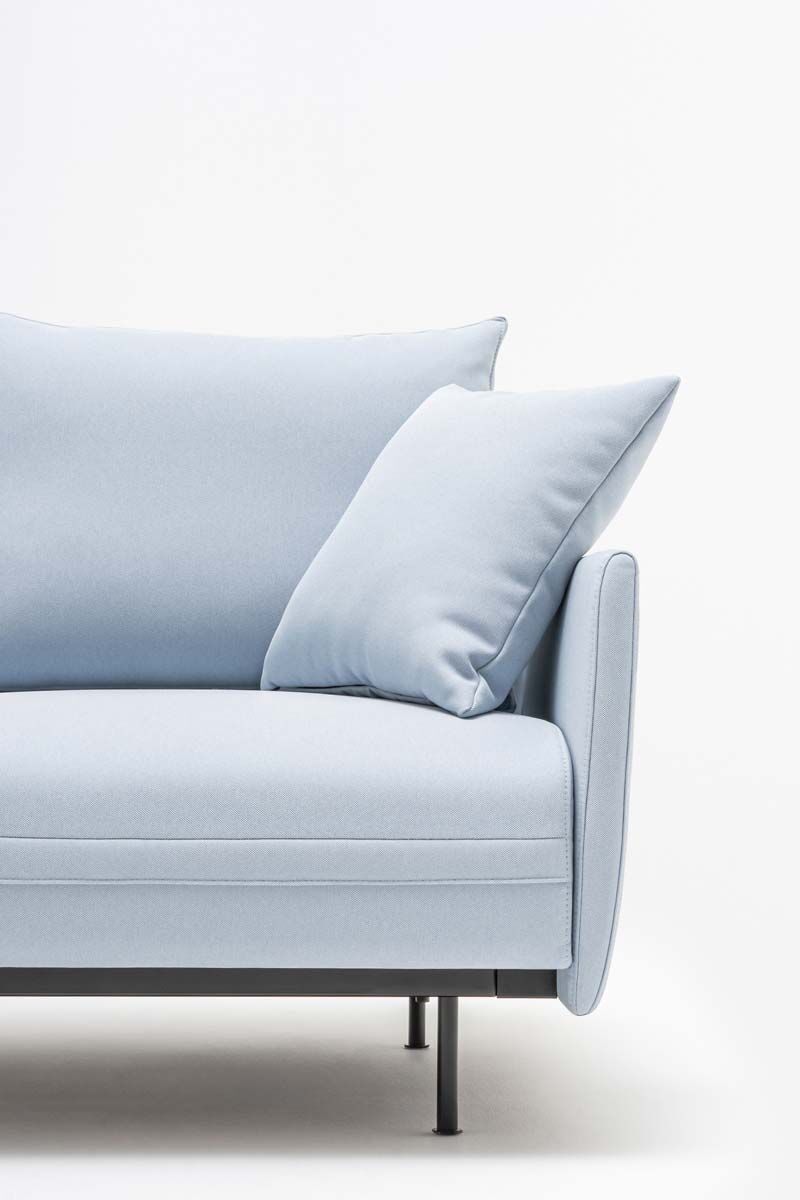 Sofa LOTUS tapicerowana – metal, .mdd