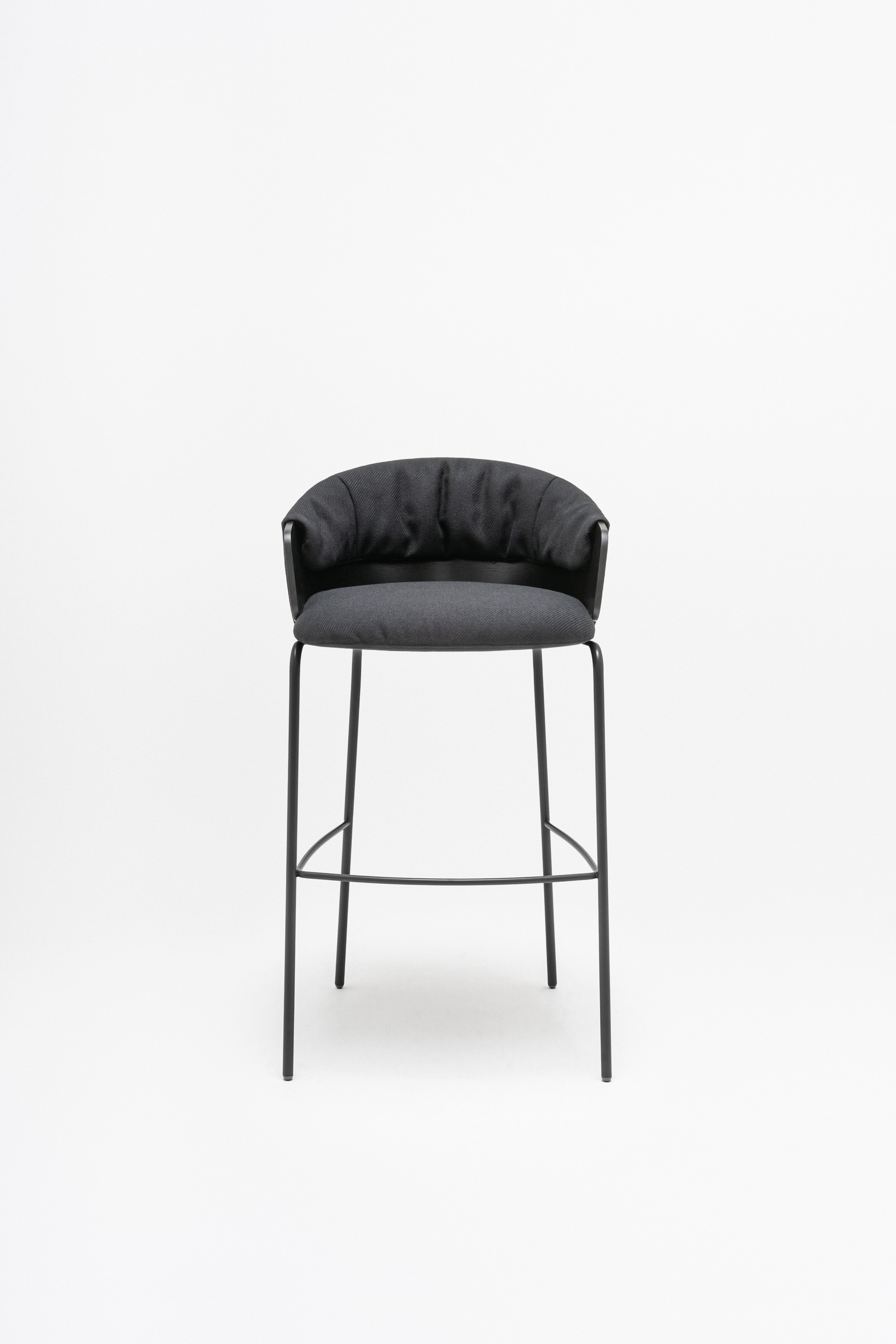 Barkruk COLLAR met metalen basis