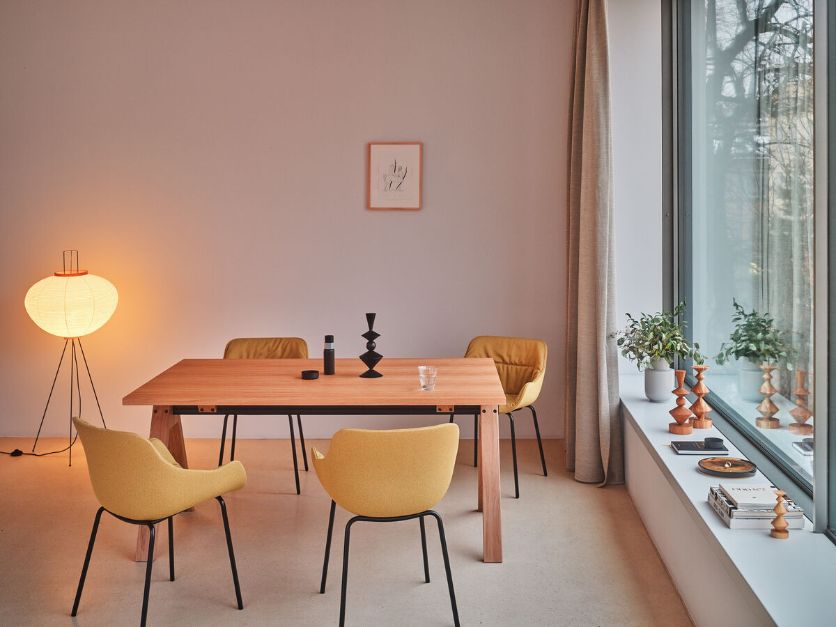 Krzesło BALTIC SOFT DUO metalowa podstawa – drewno