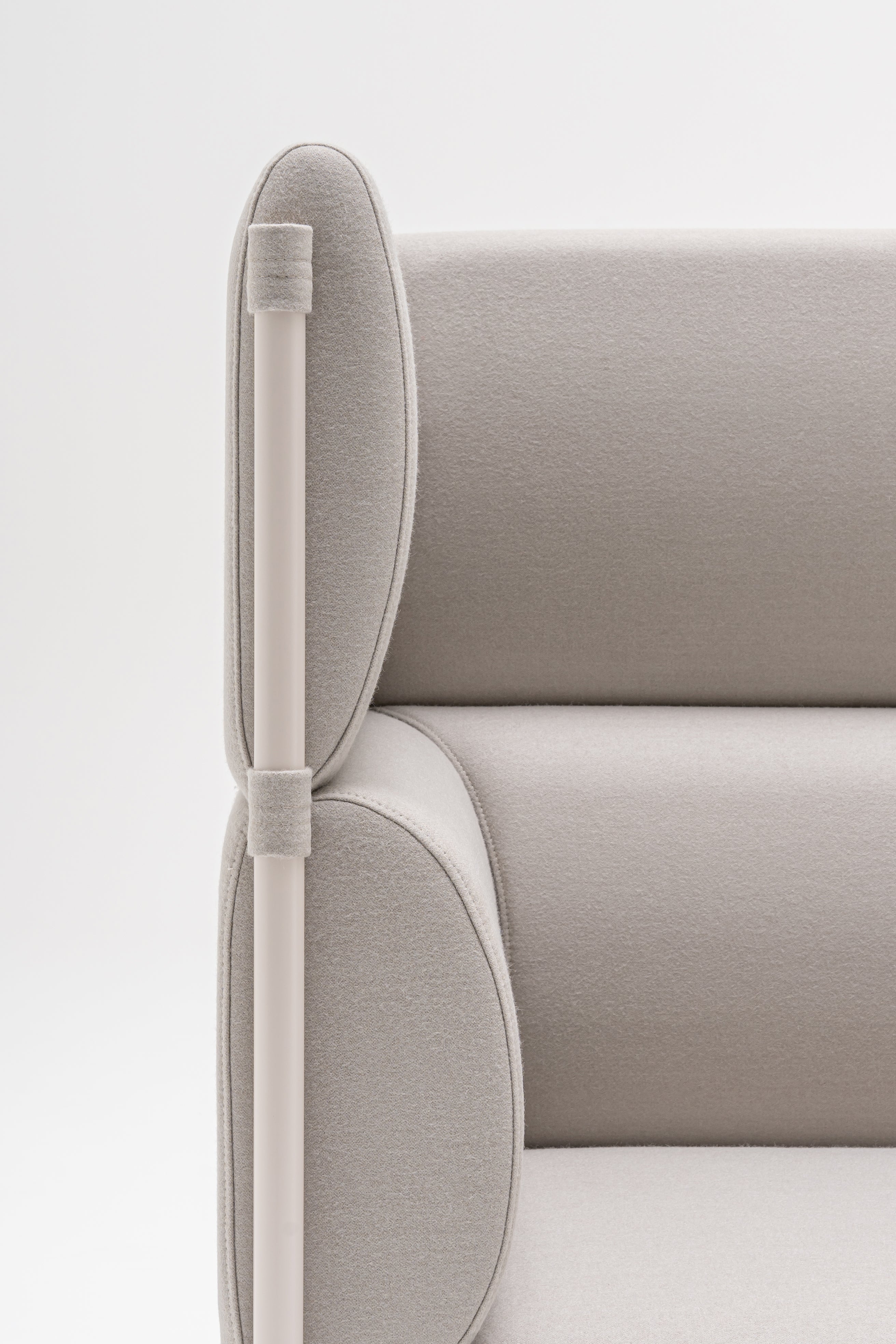 2-person high-person upholstered sofa