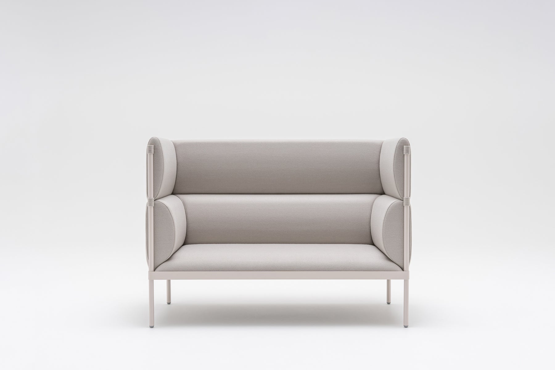 2-person high-person upholstered sofa