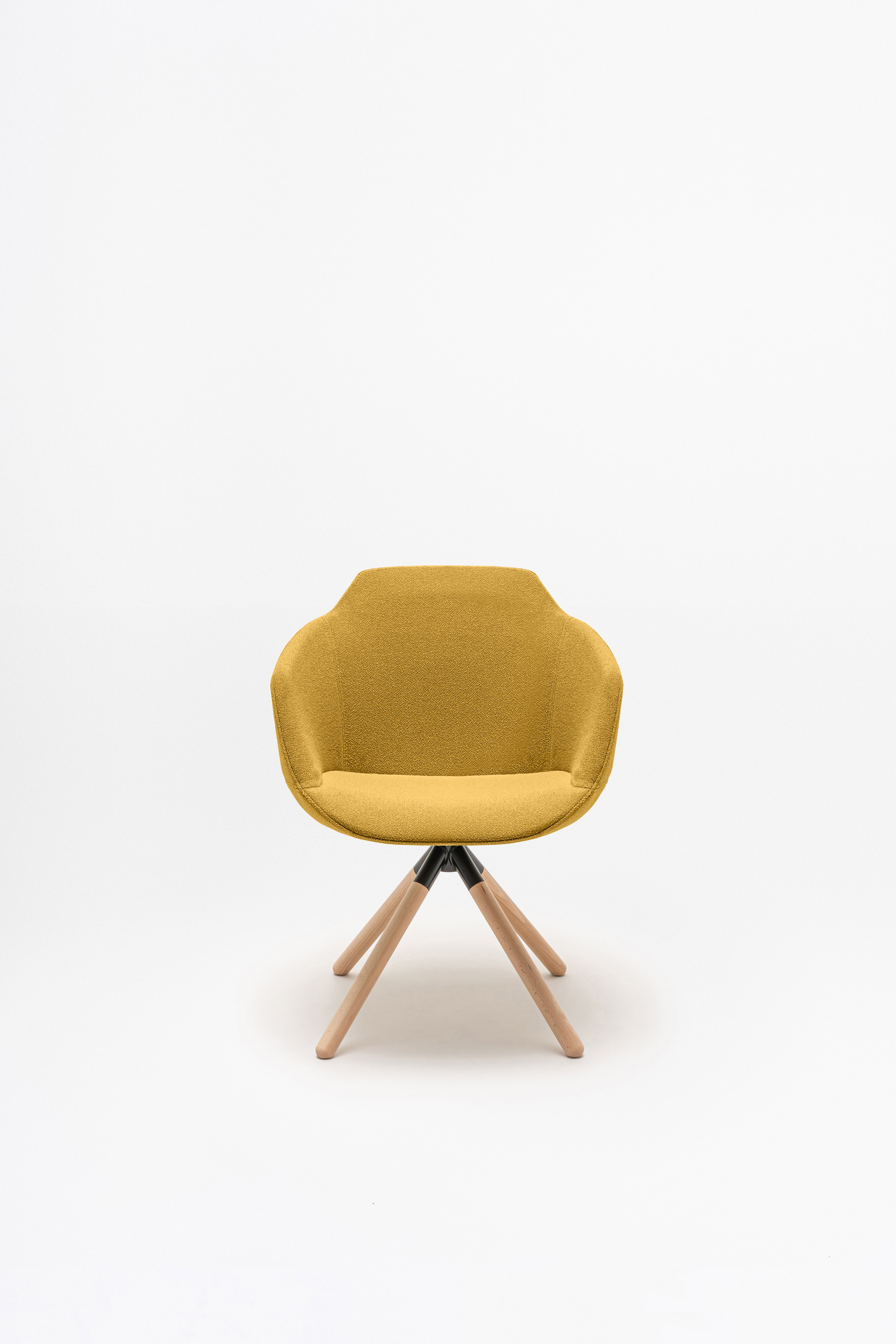 Bureau stoel ULTRA met houten basis