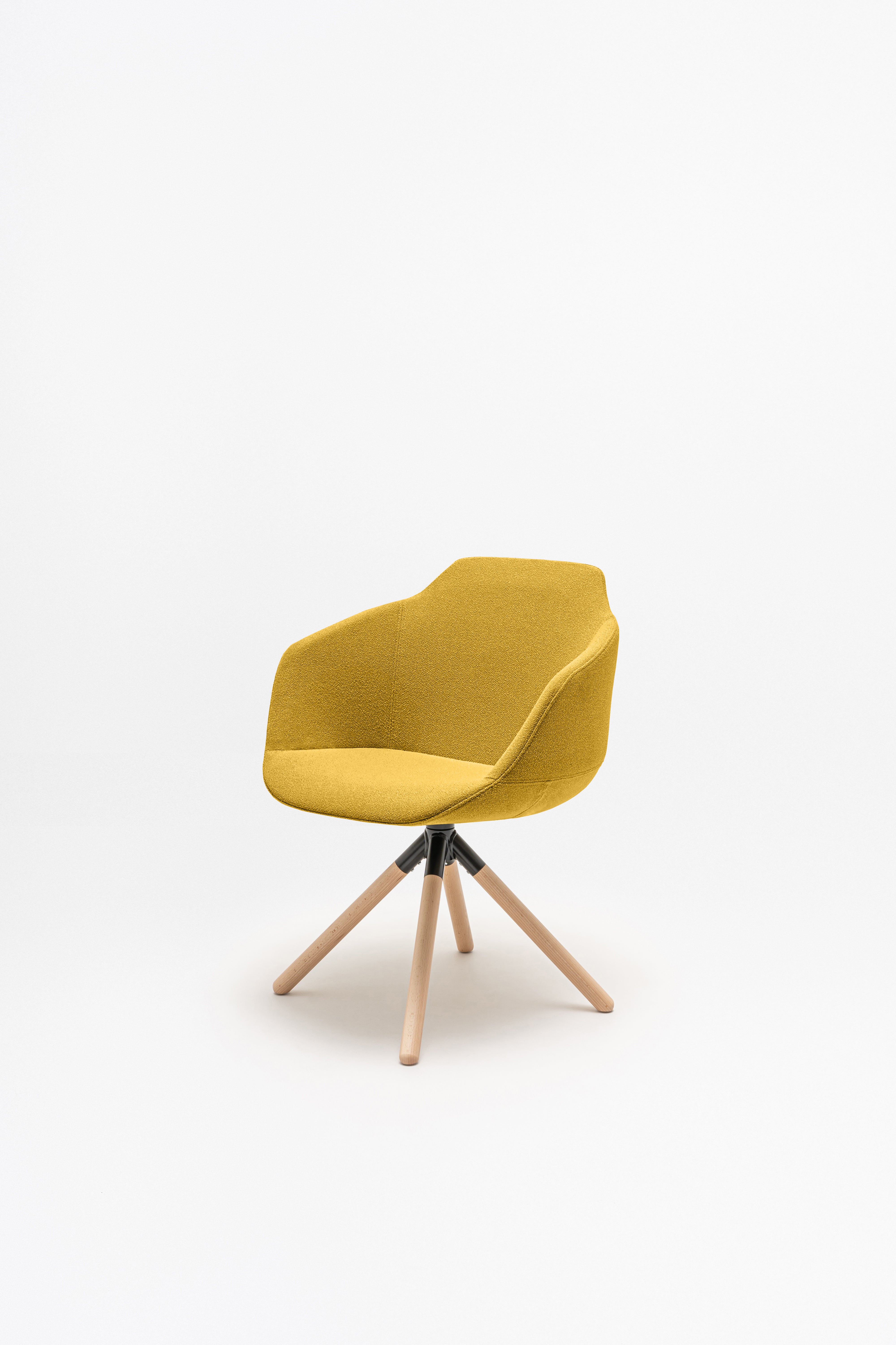 Bureau stoel ULTRA met houten basis