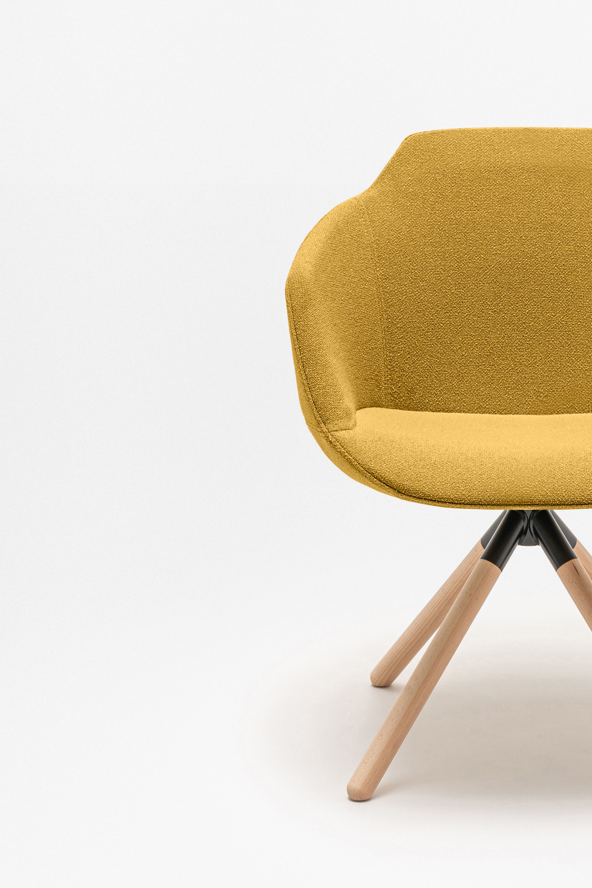 Bureau stoel ULTRA met houten basis