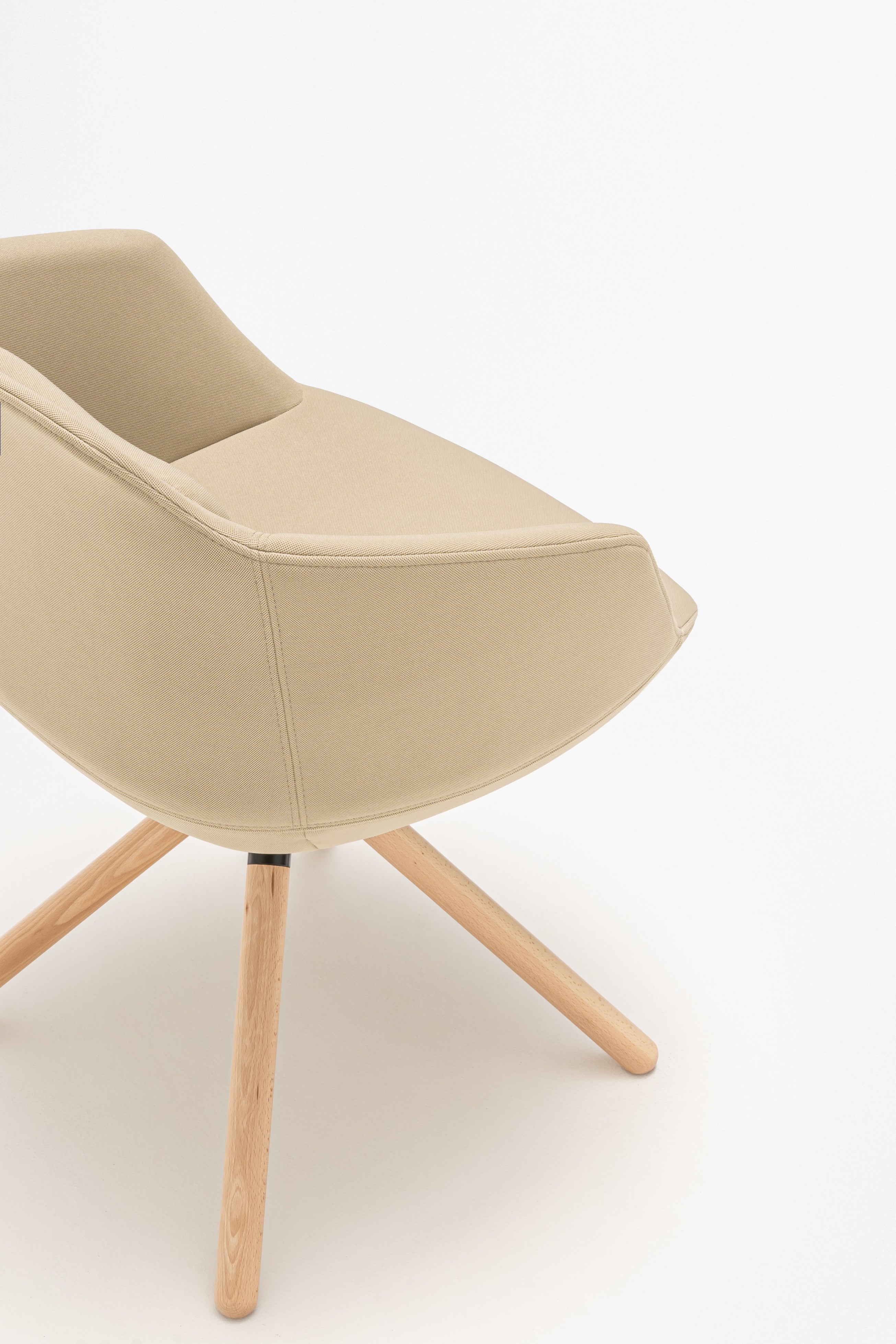 Bureau stoel ULTRA met houten basis