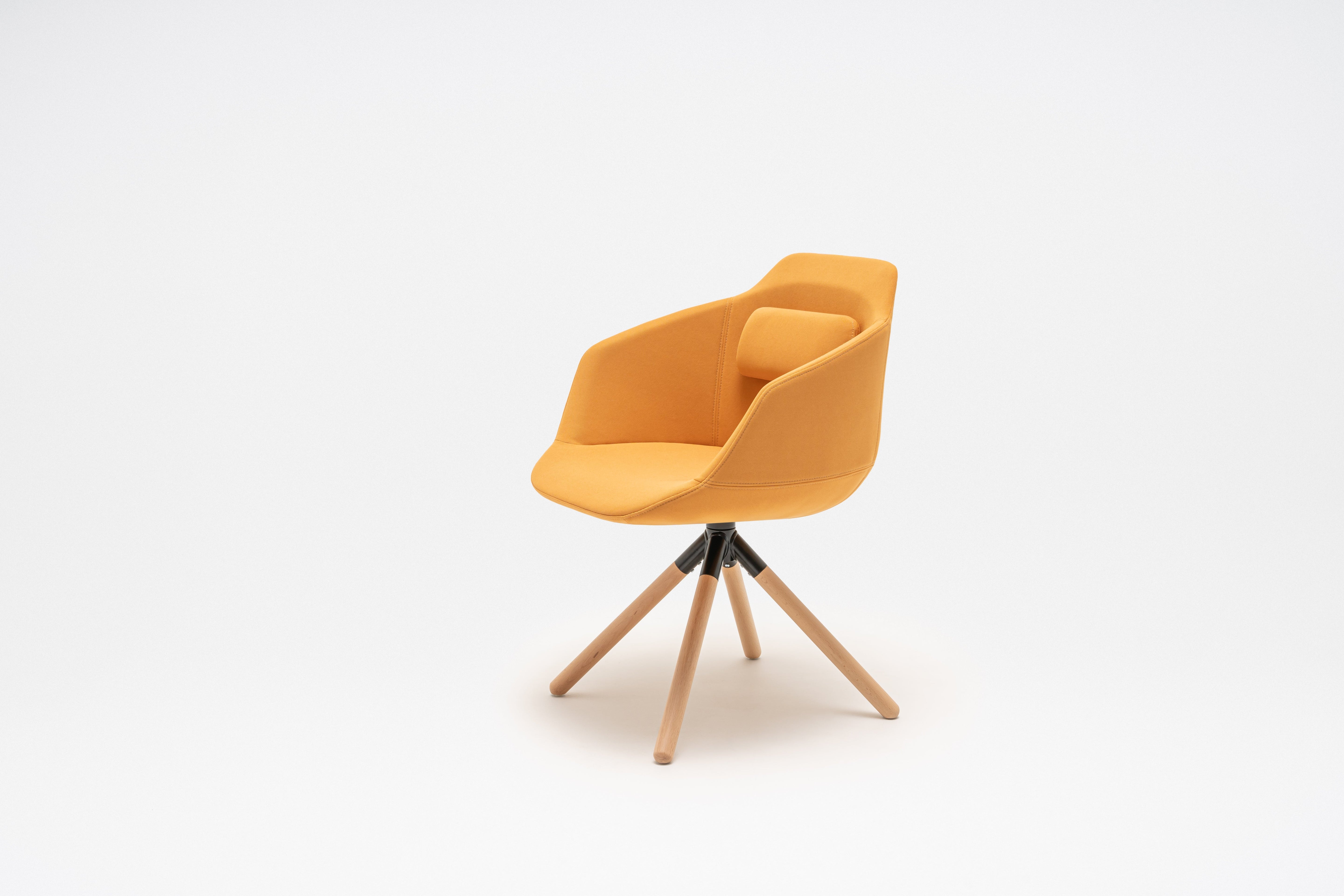 Bureau stoel ULTRA met houten basis