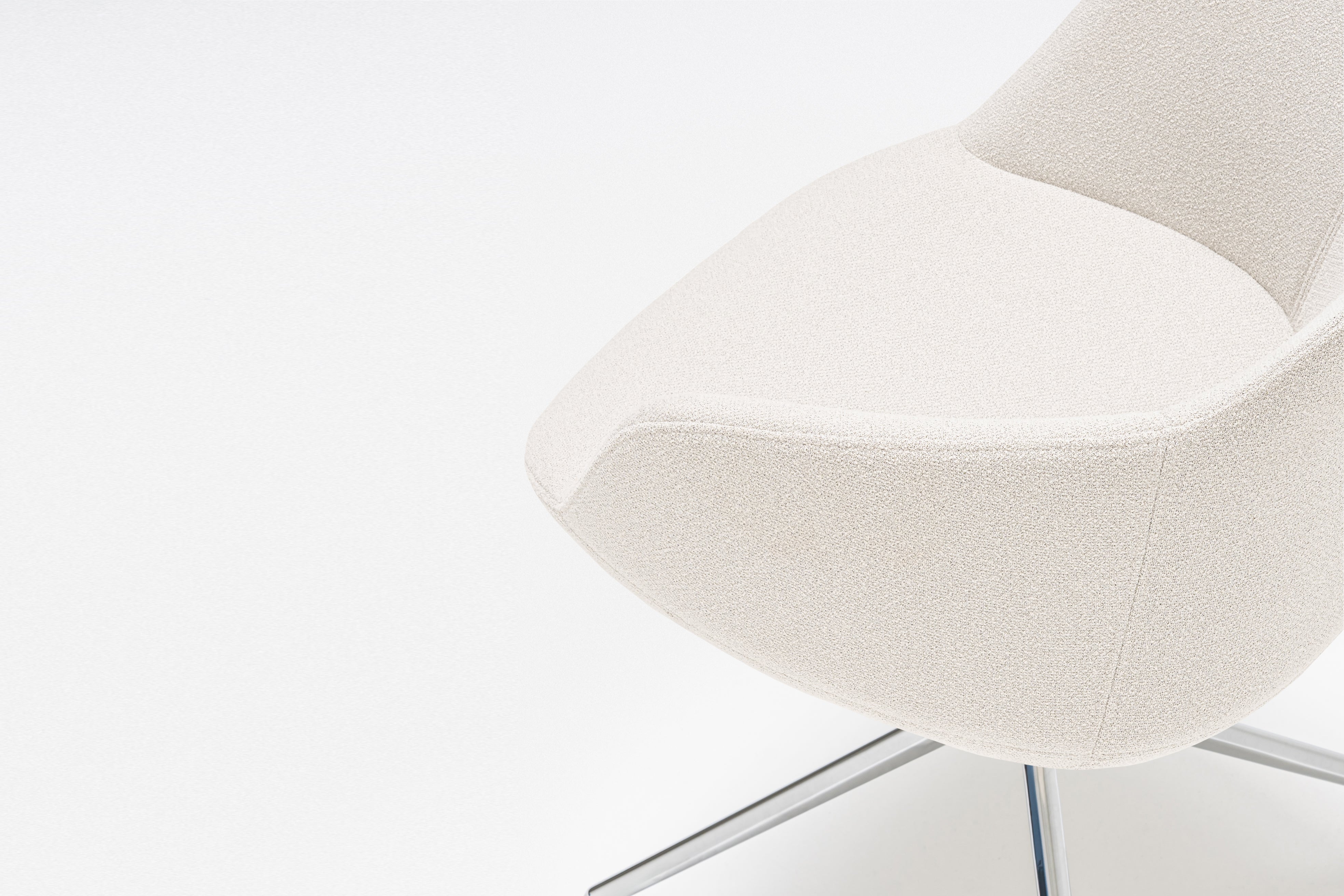 Stoel ULTRA basis gepolijst aluminium