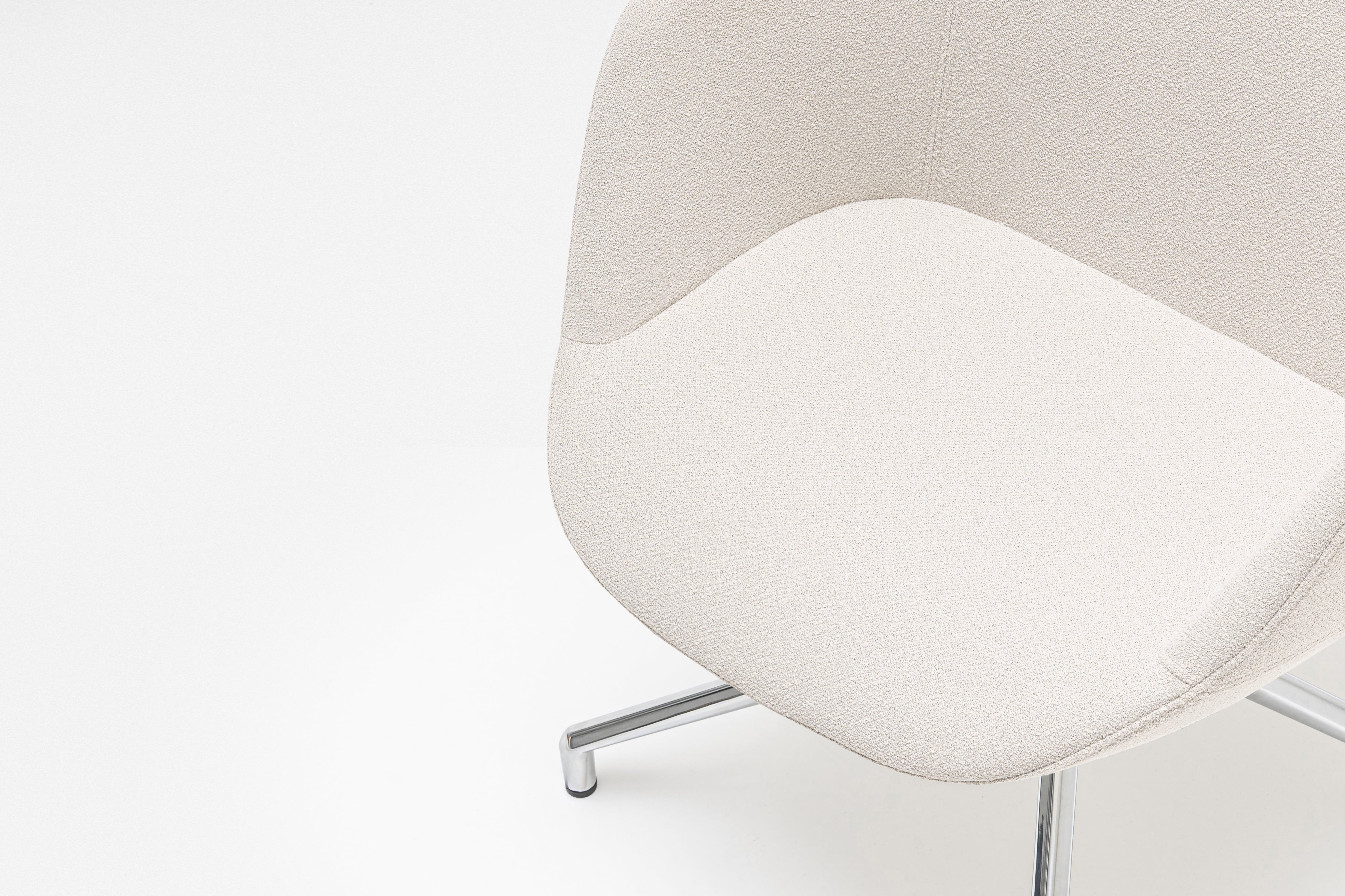 Stoel ULTRA basis gepolijst aluminium