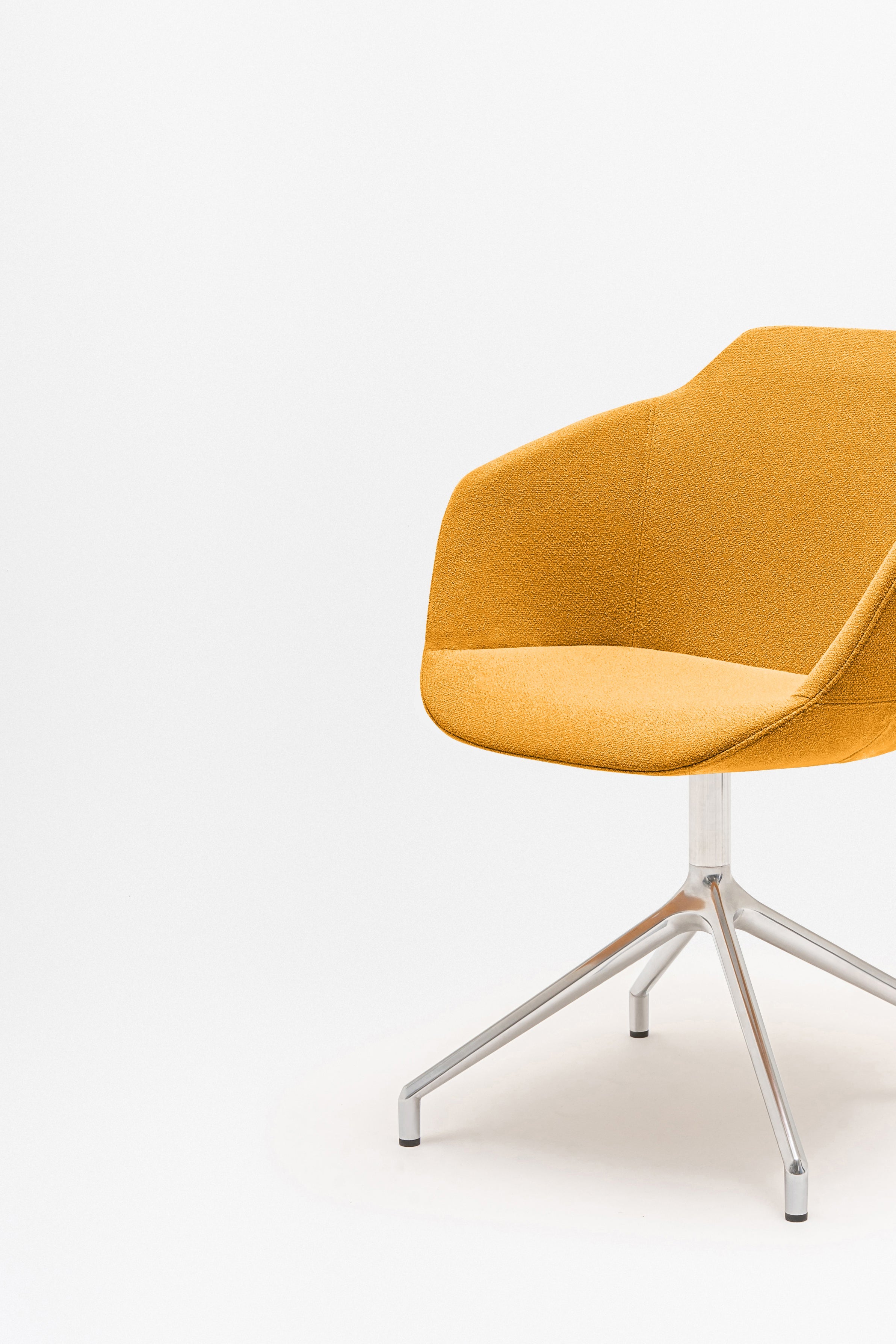 Stoel ULTRA basis gepolijst aluminium