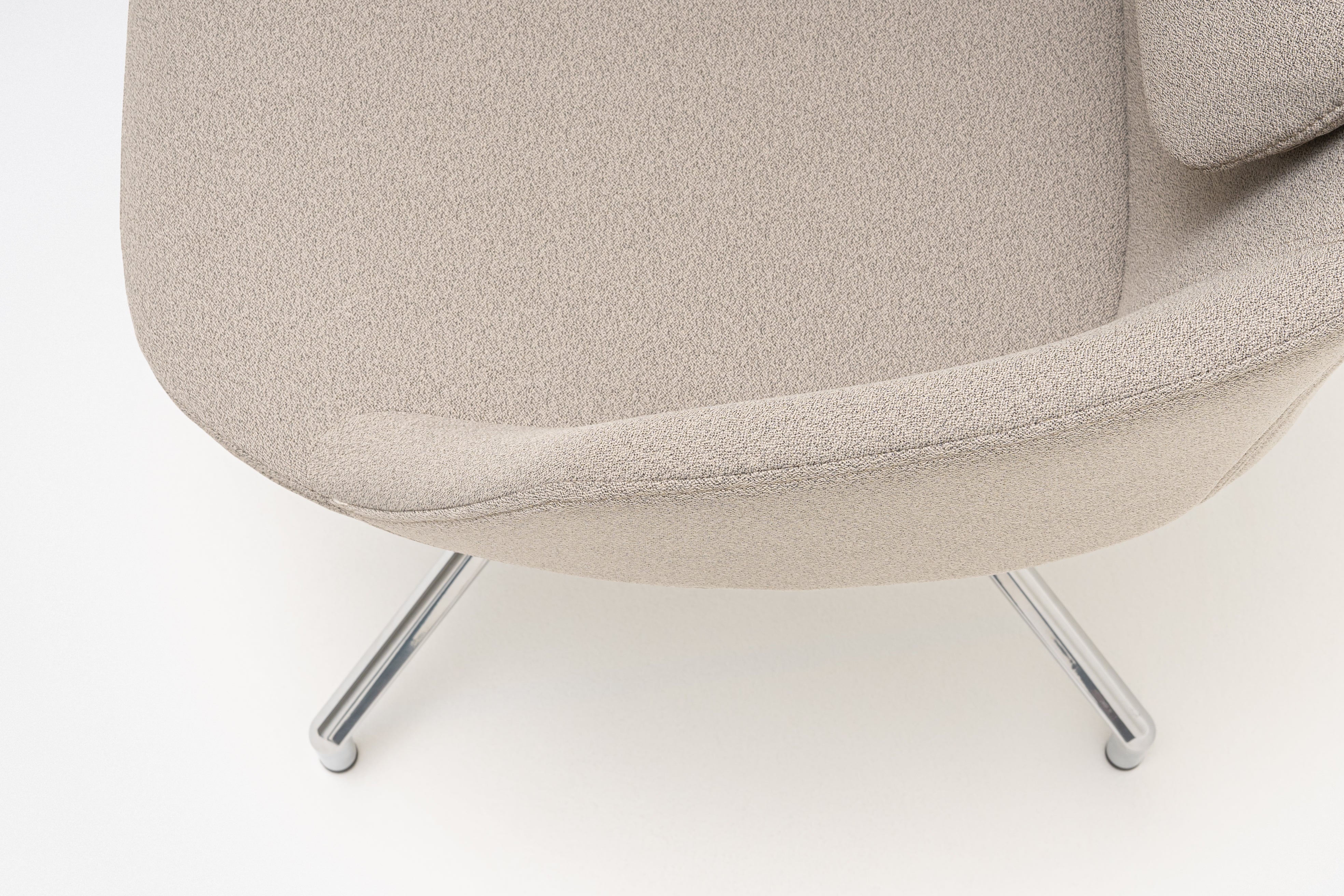 Stoel ULTRA basis gepolijst aluminium