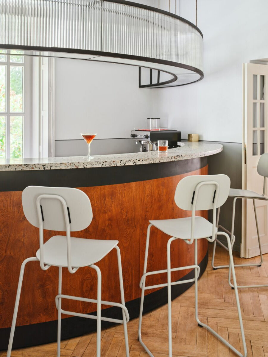 Hoker NEW SCHOOL oliwkowa podstawa do kuchni – styl nowoczesny