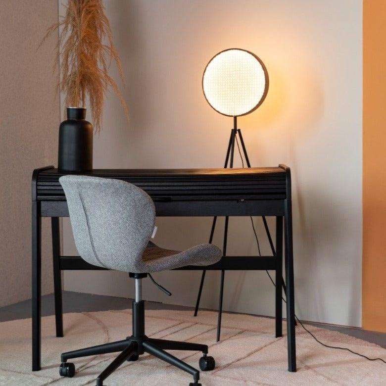 Sekretarzyk BARBIER czarny dąb Zuiver Eye on Design