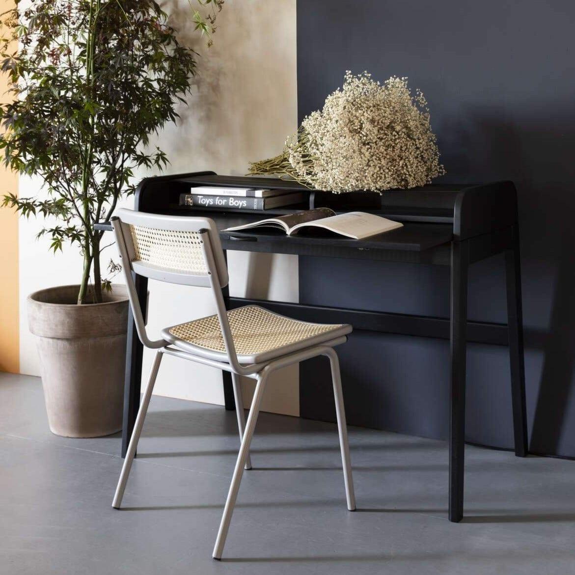 Sekretarzyk BARBIER czarny dąb Zuiver Eye on Design