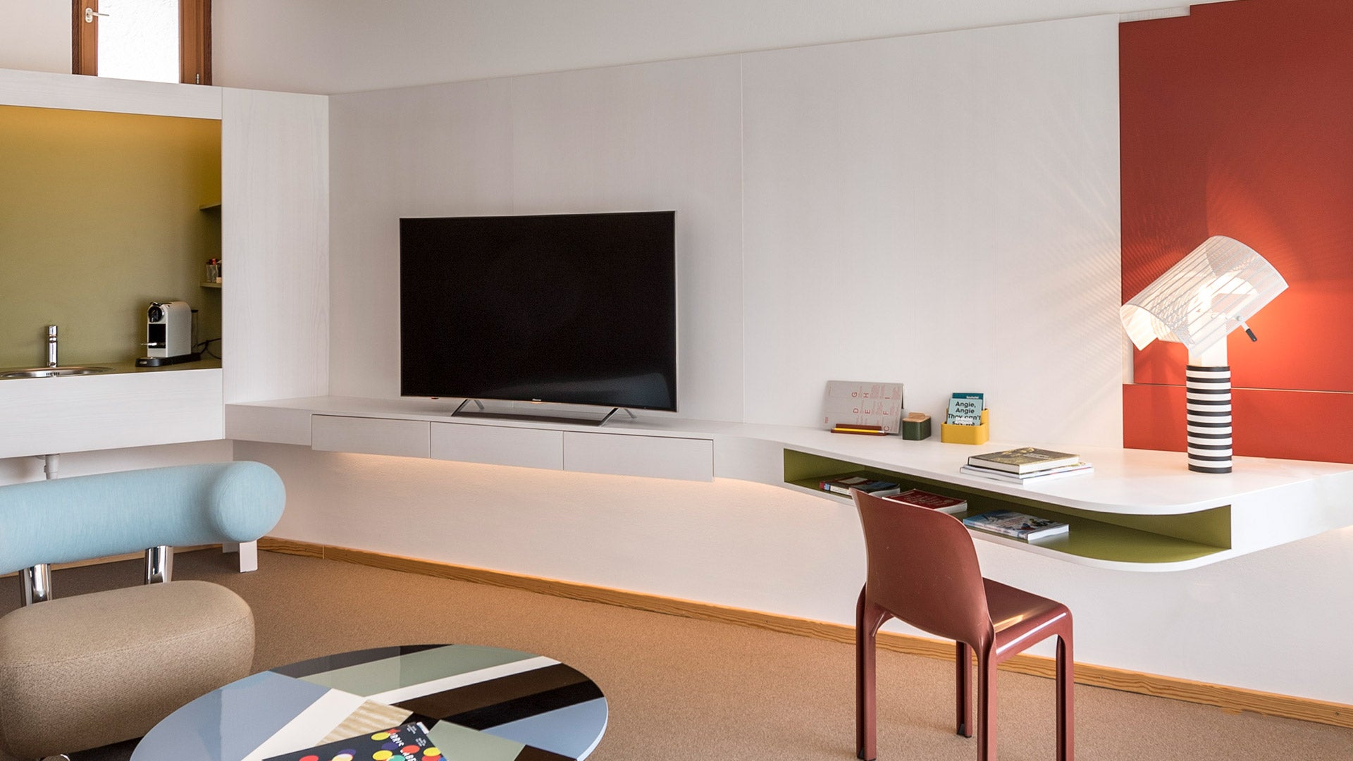 Tafellamp SHOGUN wit met zwart