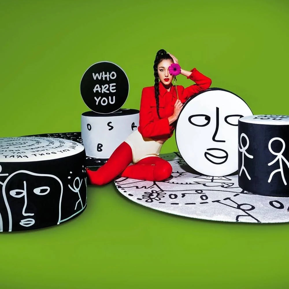 Puff DAWN black and white